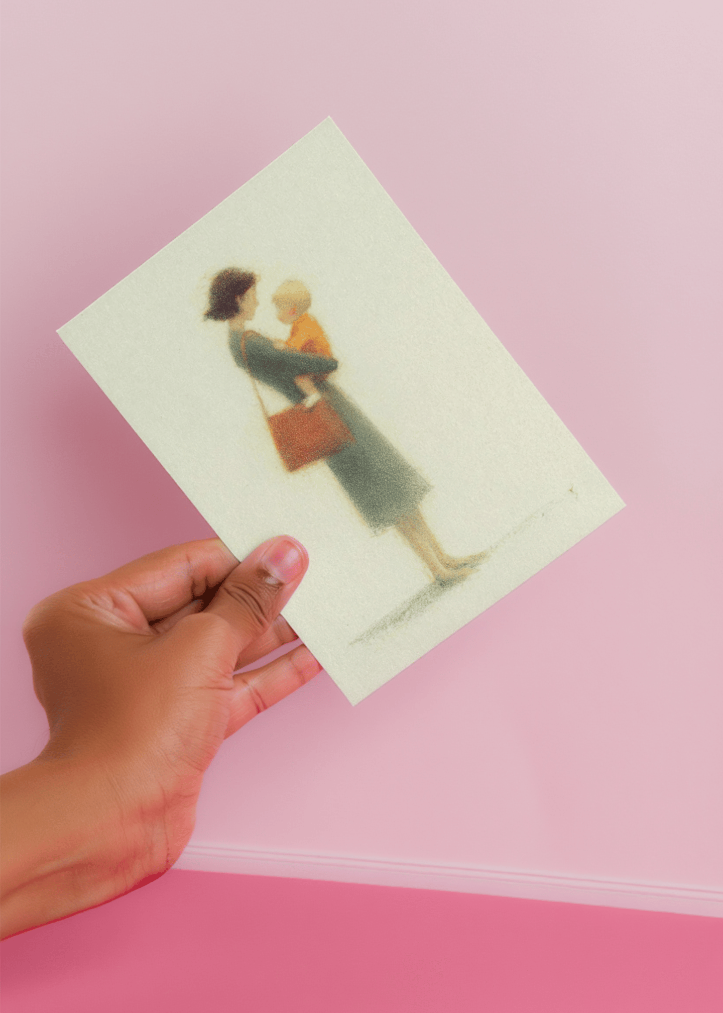 mom and sun moody illustration mockup 4
