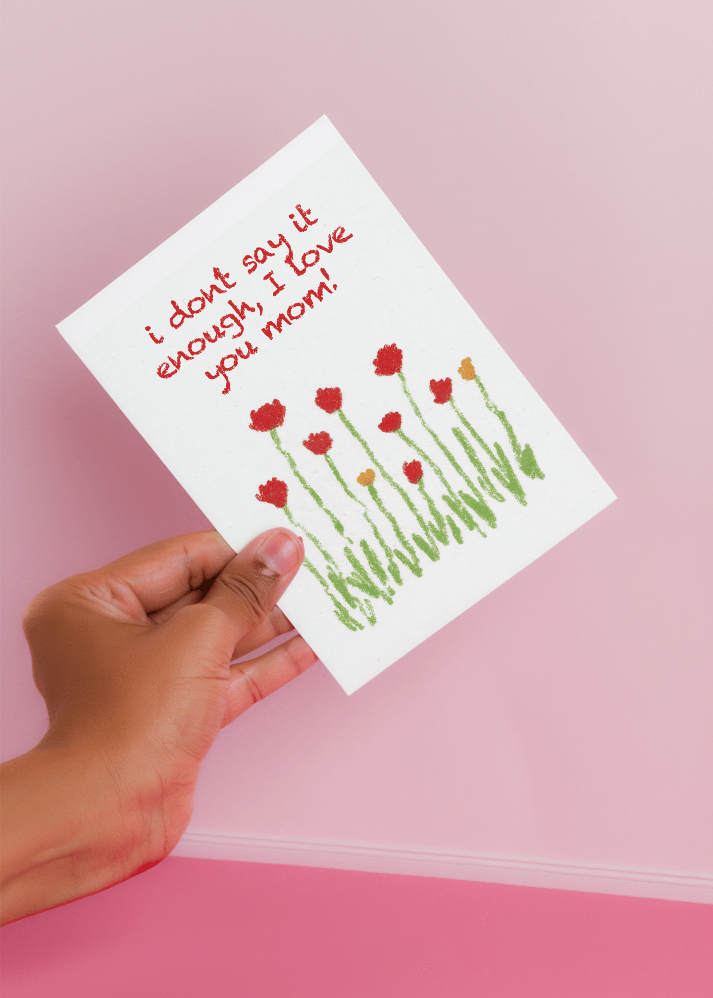 i don't say it enough i love you mom mockup 4