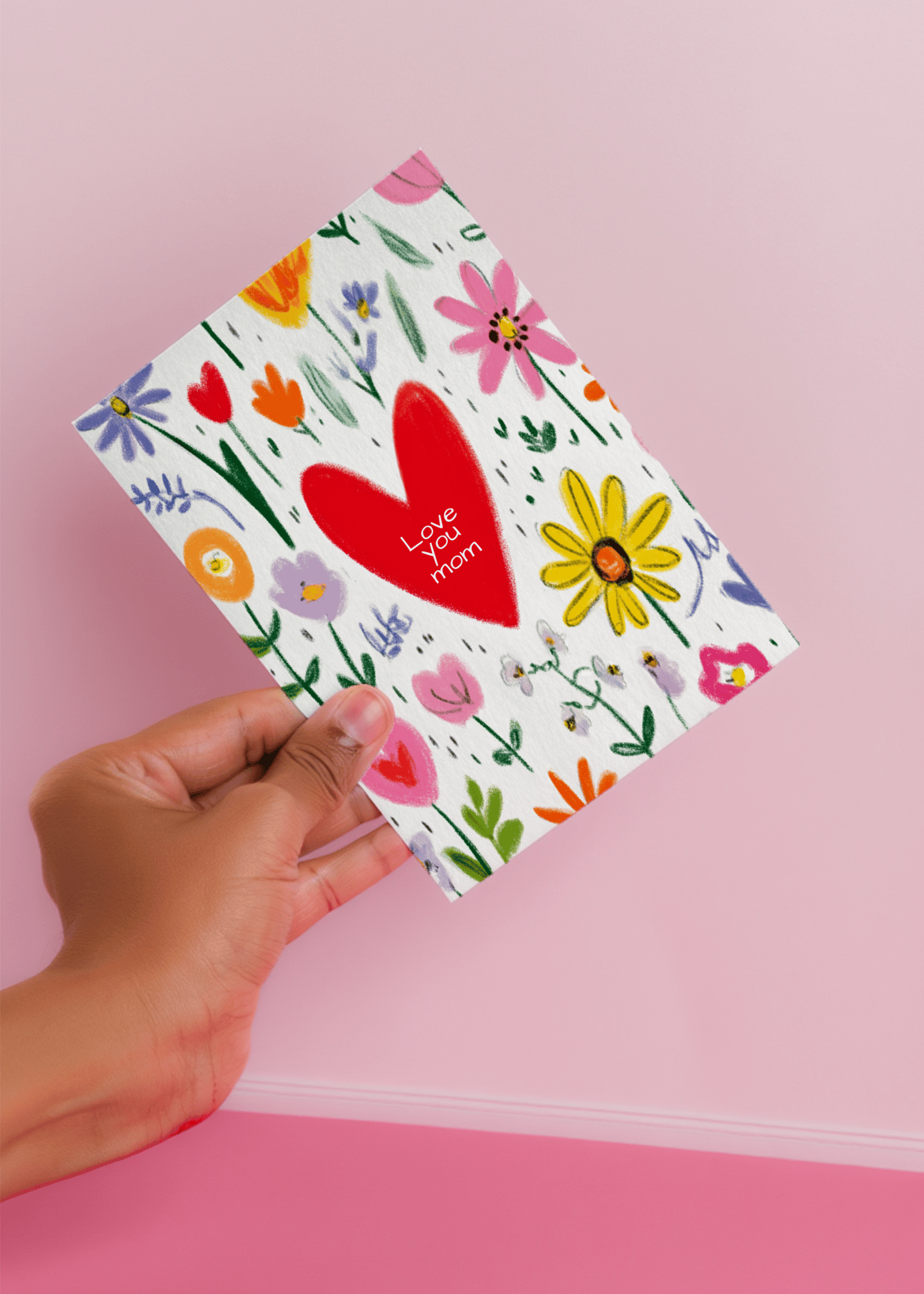 love you mom flower mockup 4