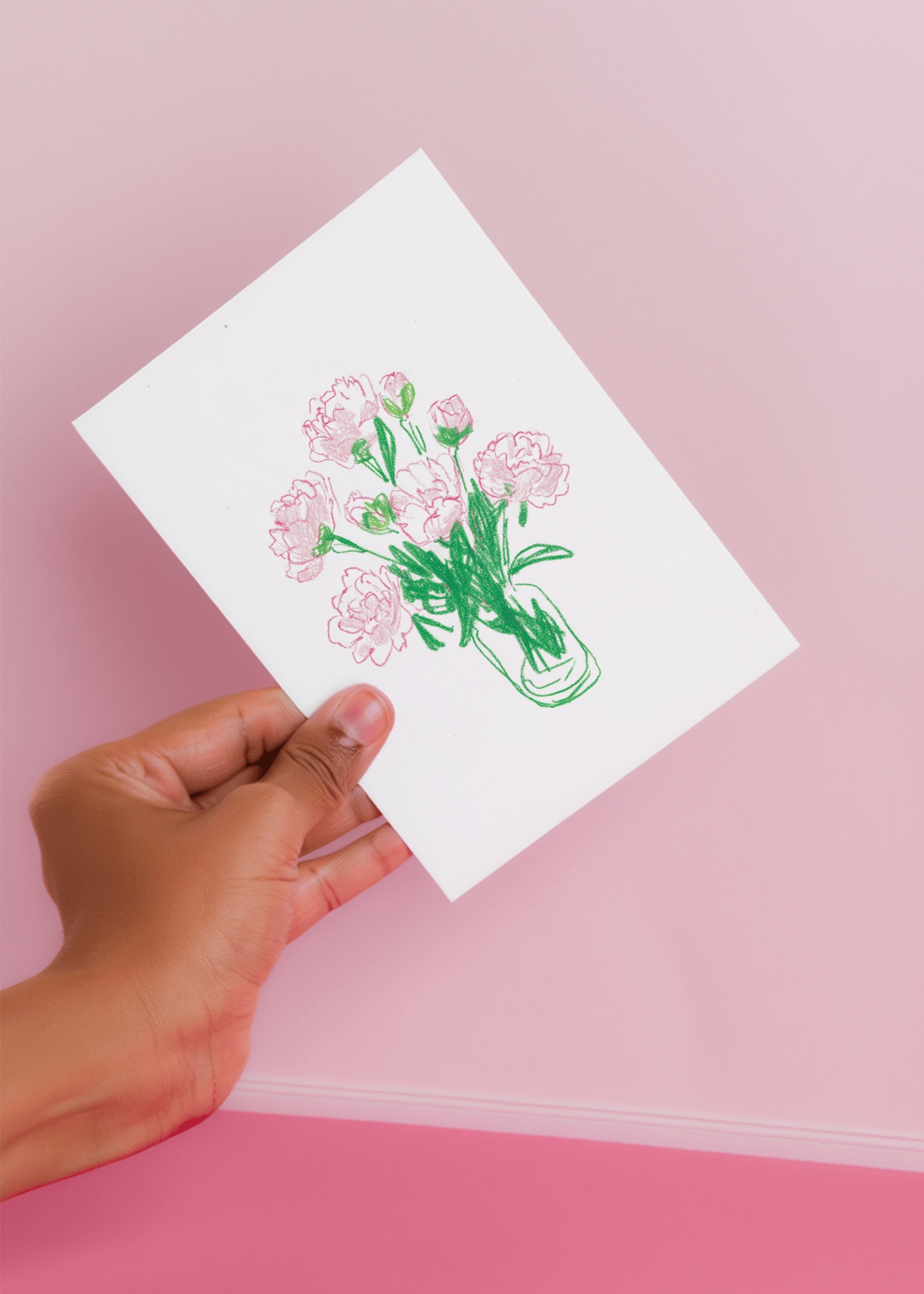 flowers in a jar mockup 4