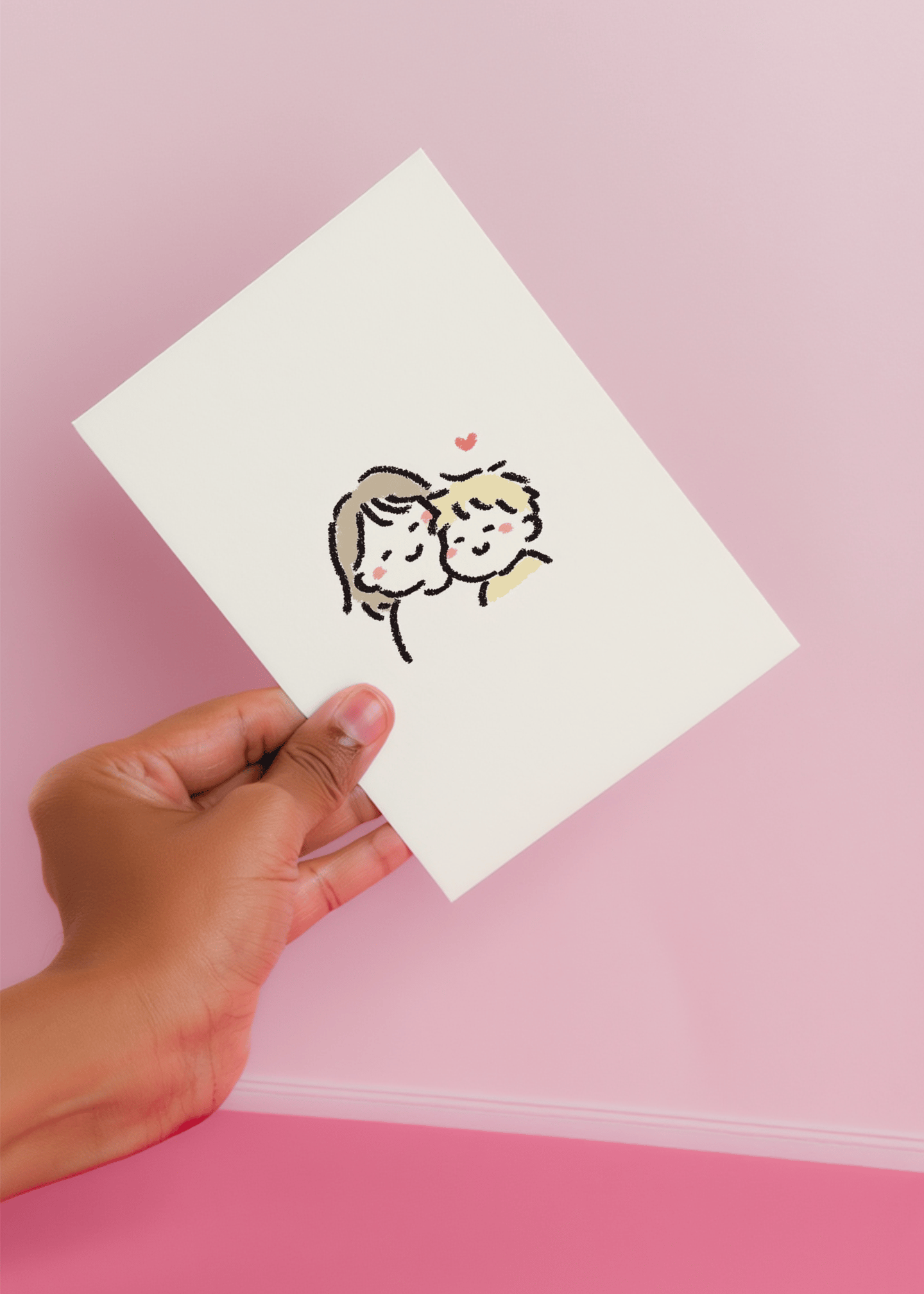mom and son affectionate mockup 4