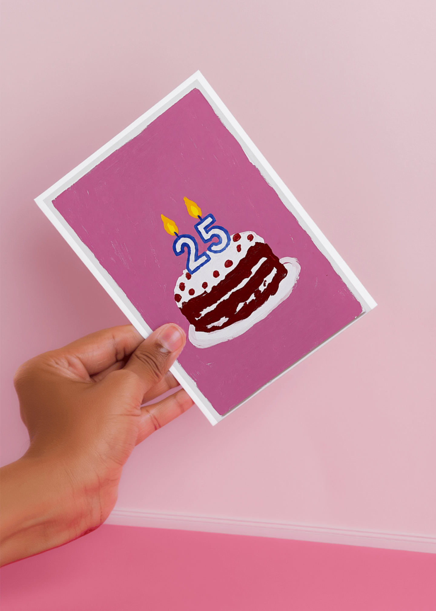 25 cake illustration mockup 4