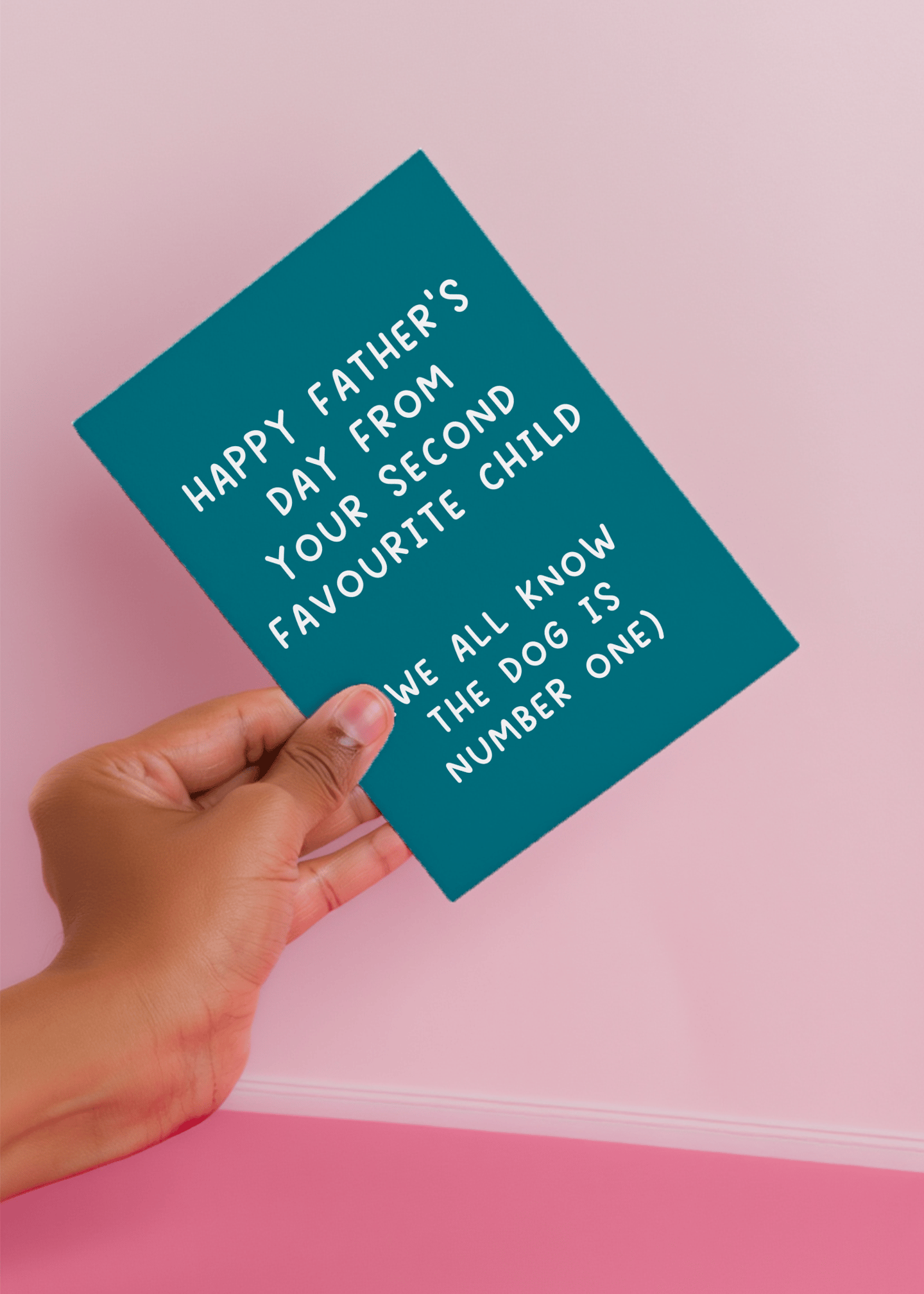 Second Favourite Child Card mockup 4