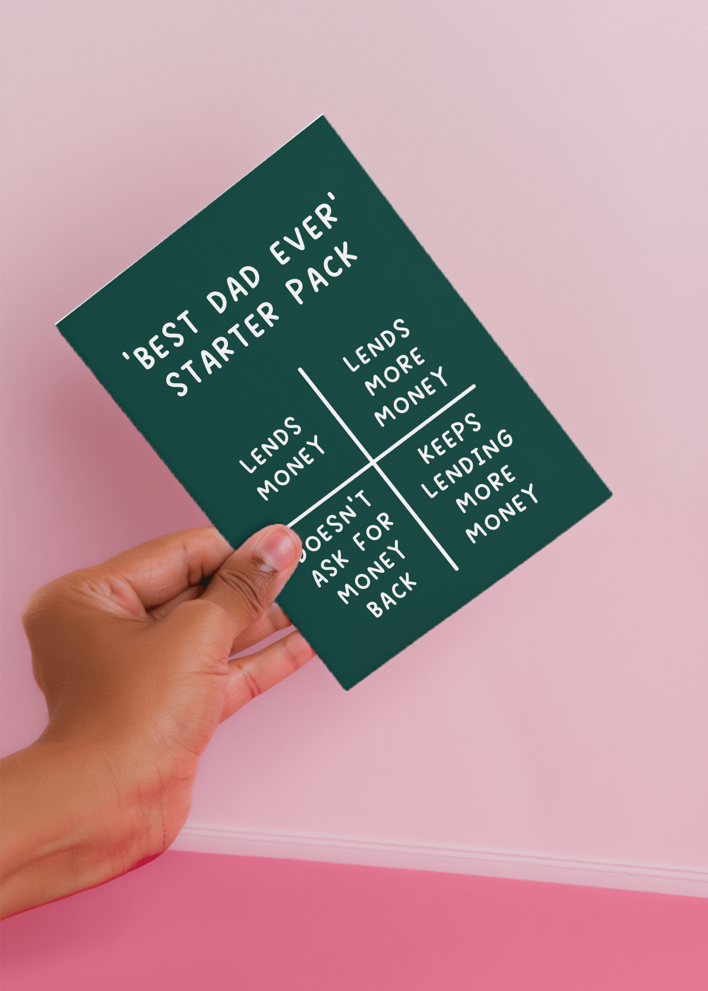 Best Dad Ever Starter Pack mockup 4