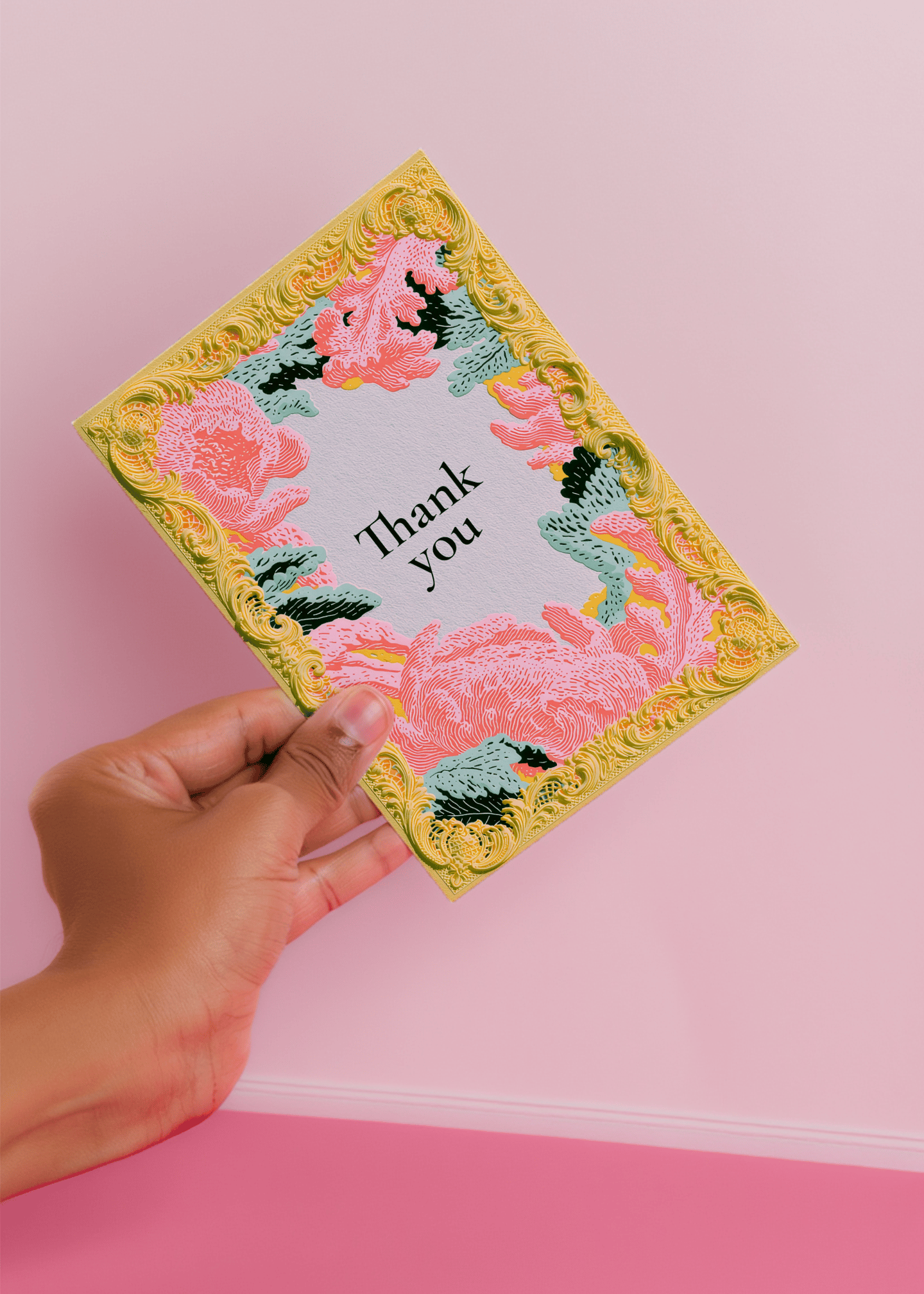 Ornate Frame Thank You mockup 4