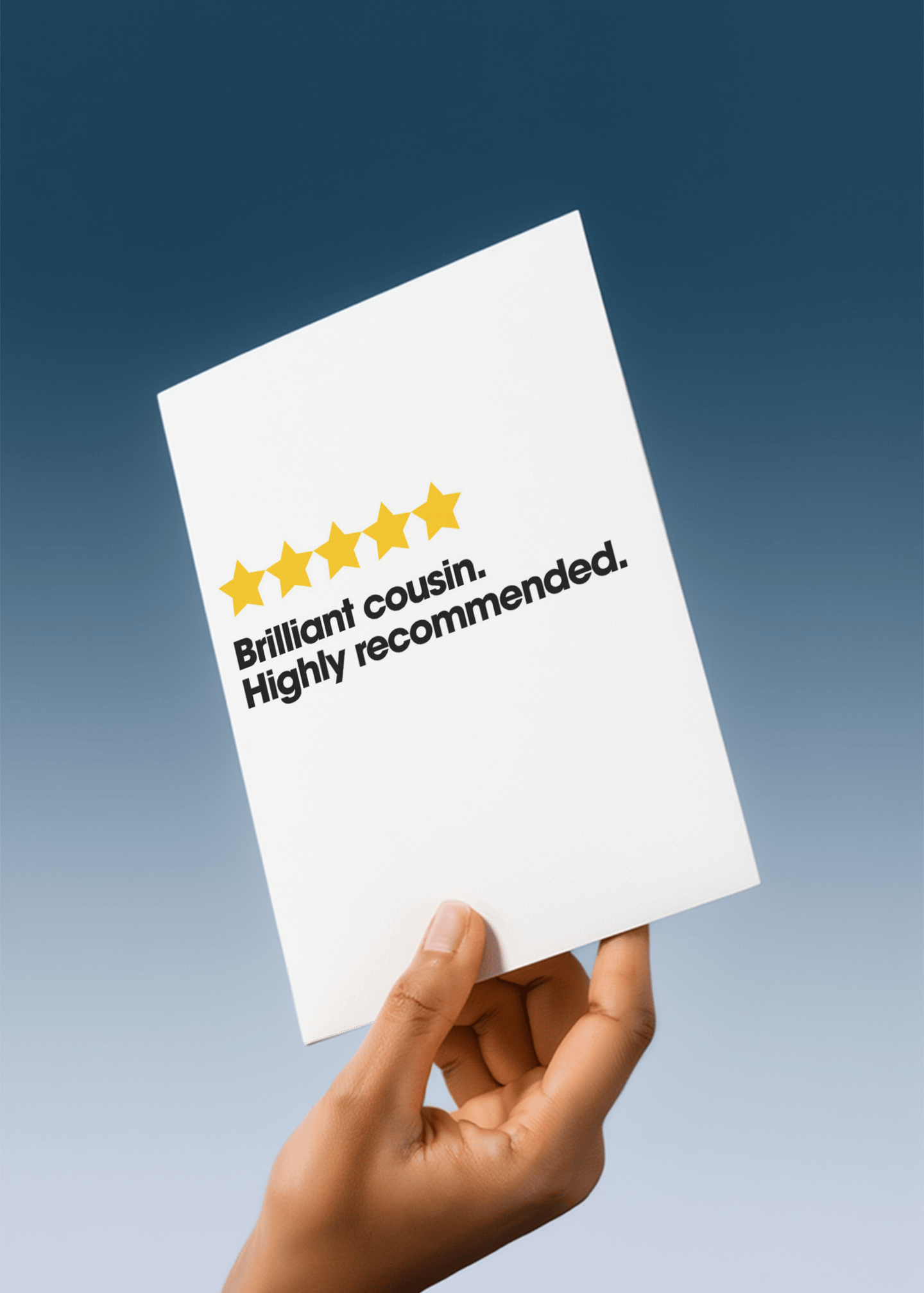 Brilliant Cousin Review mockup 4