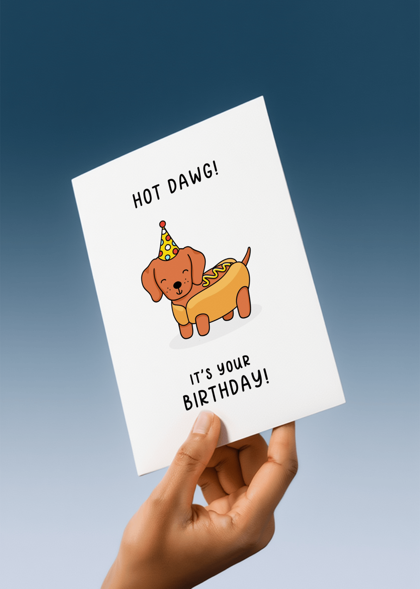 Hot Dawg! It's Your Birthday! mockup 4
