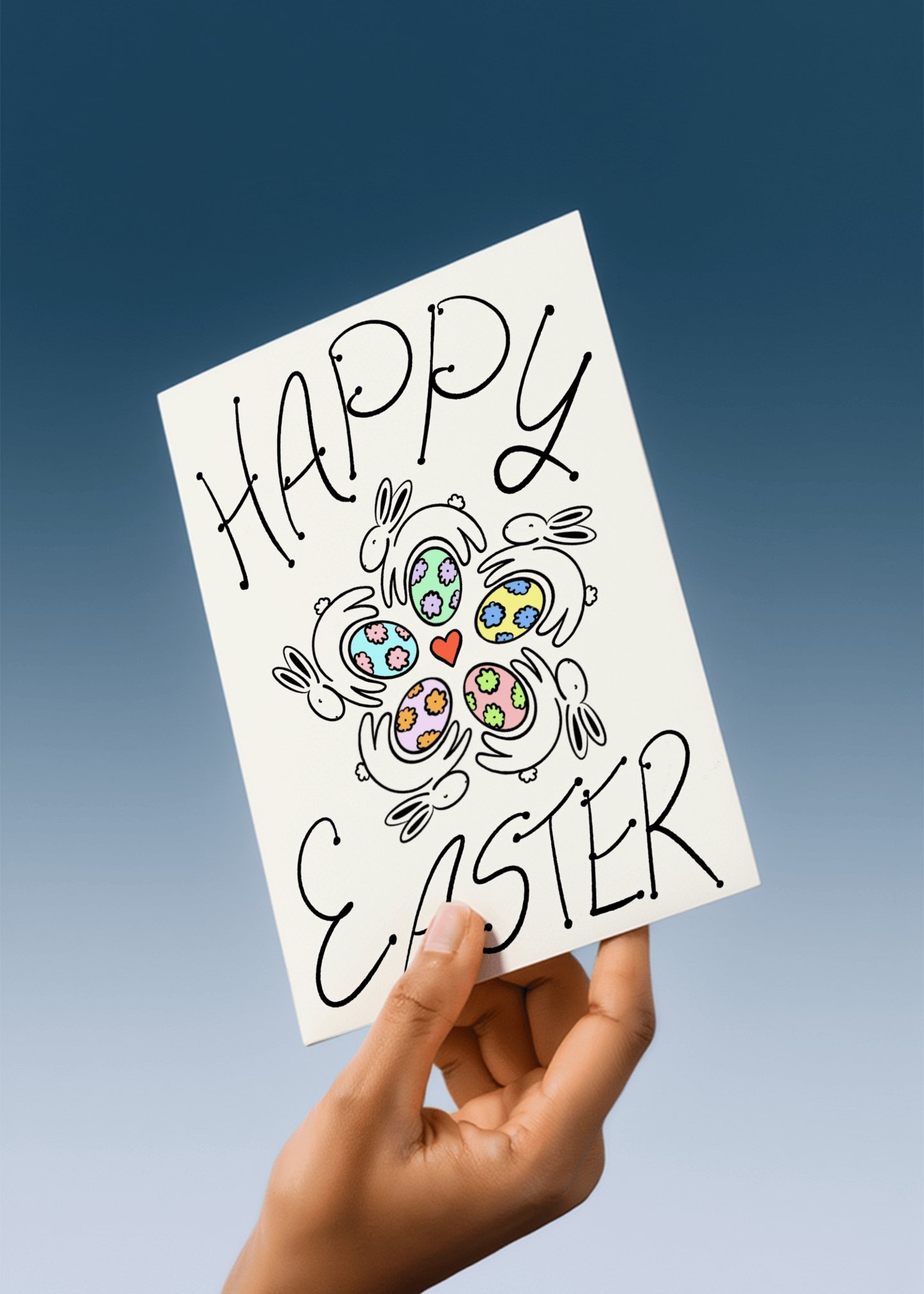 Happy Easter mockup 4