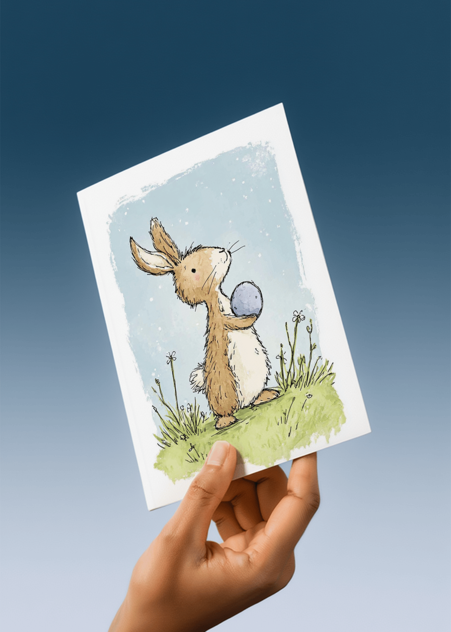 Sweet Bunny Easter Wishes mockup 4