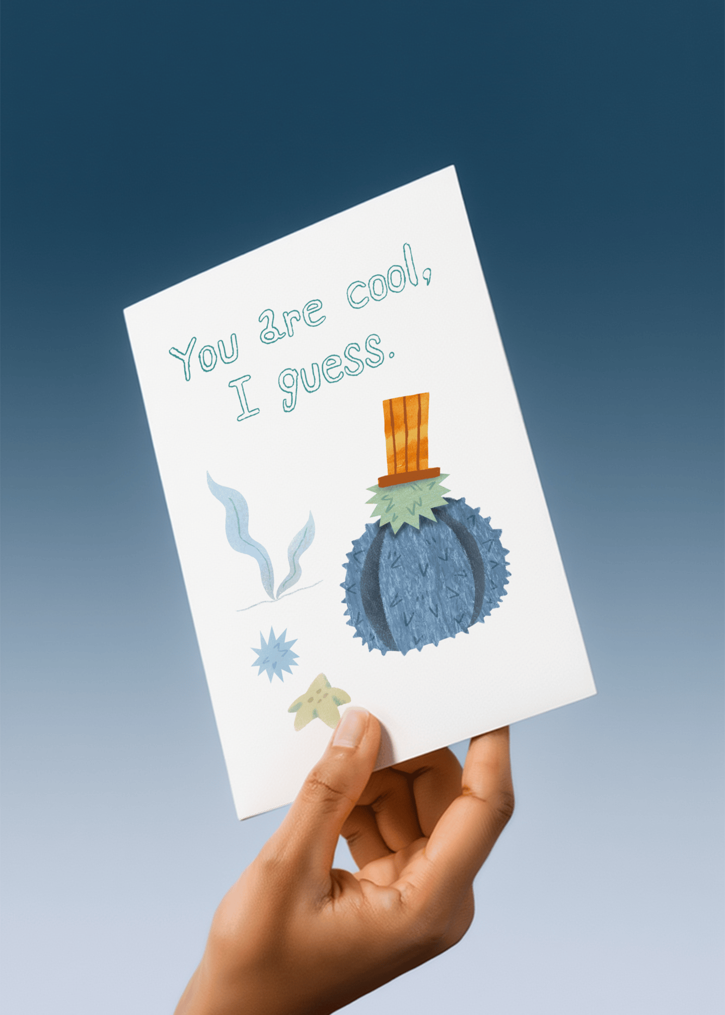 You are cool I guess mockup 4