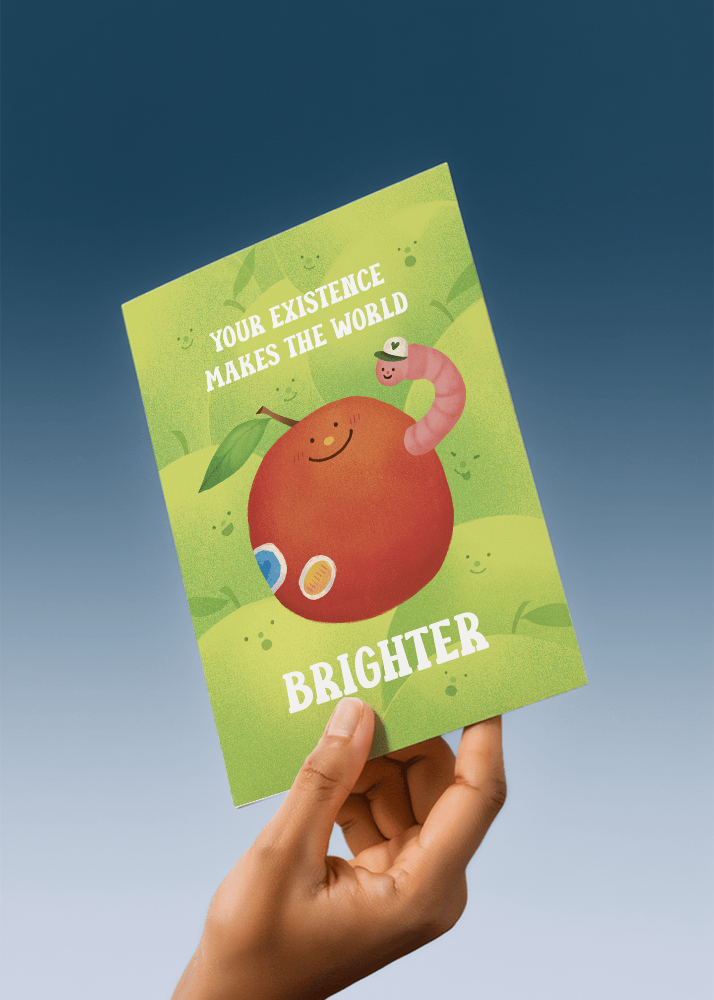 Your existence makes the world brighter mockup 4