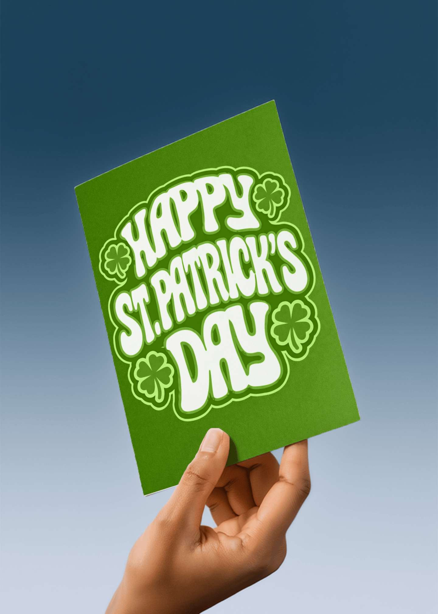 Lucky Charm St. Patrick's Card mockup 4