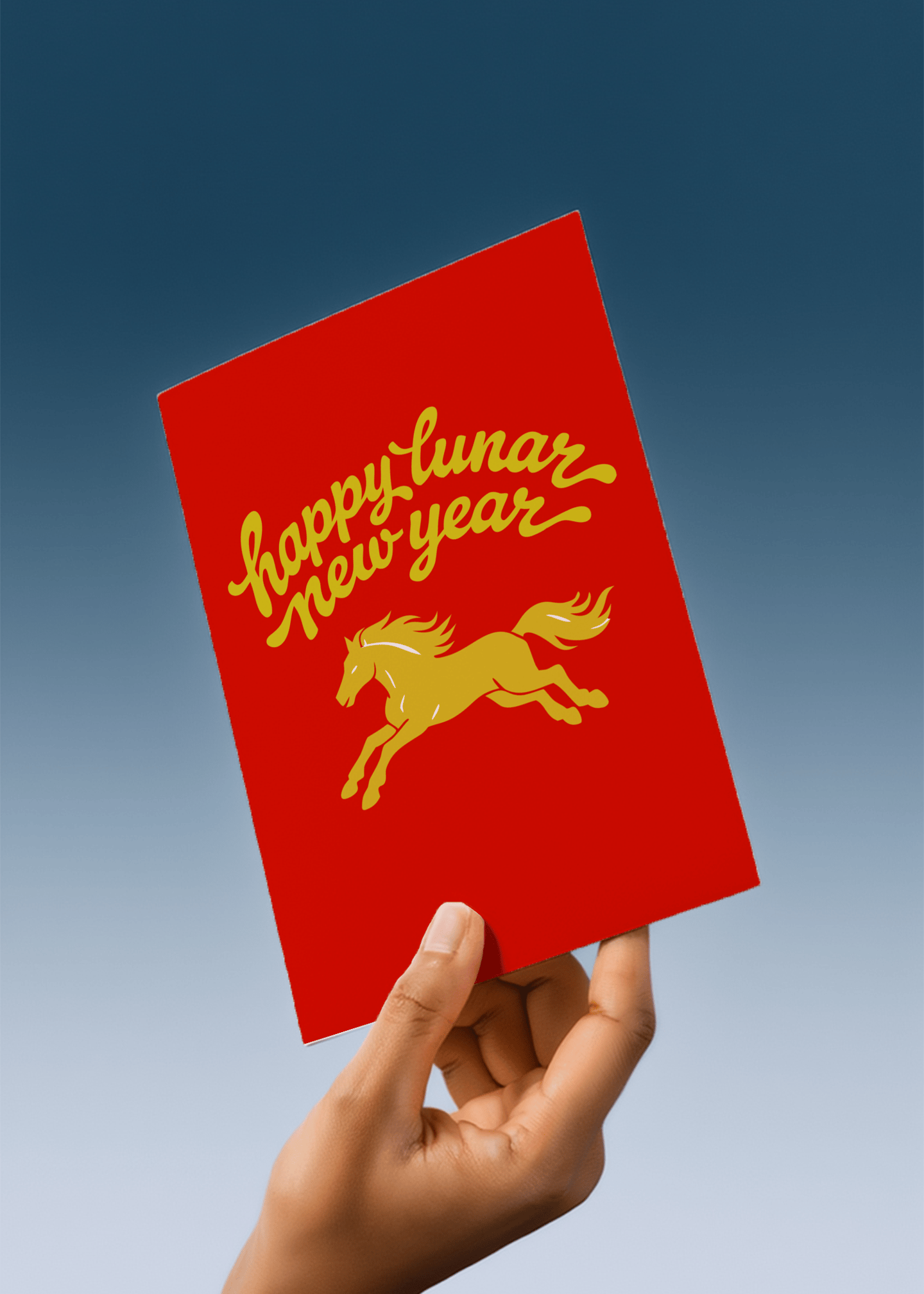 Festive Lunar New Year Card mockup 4