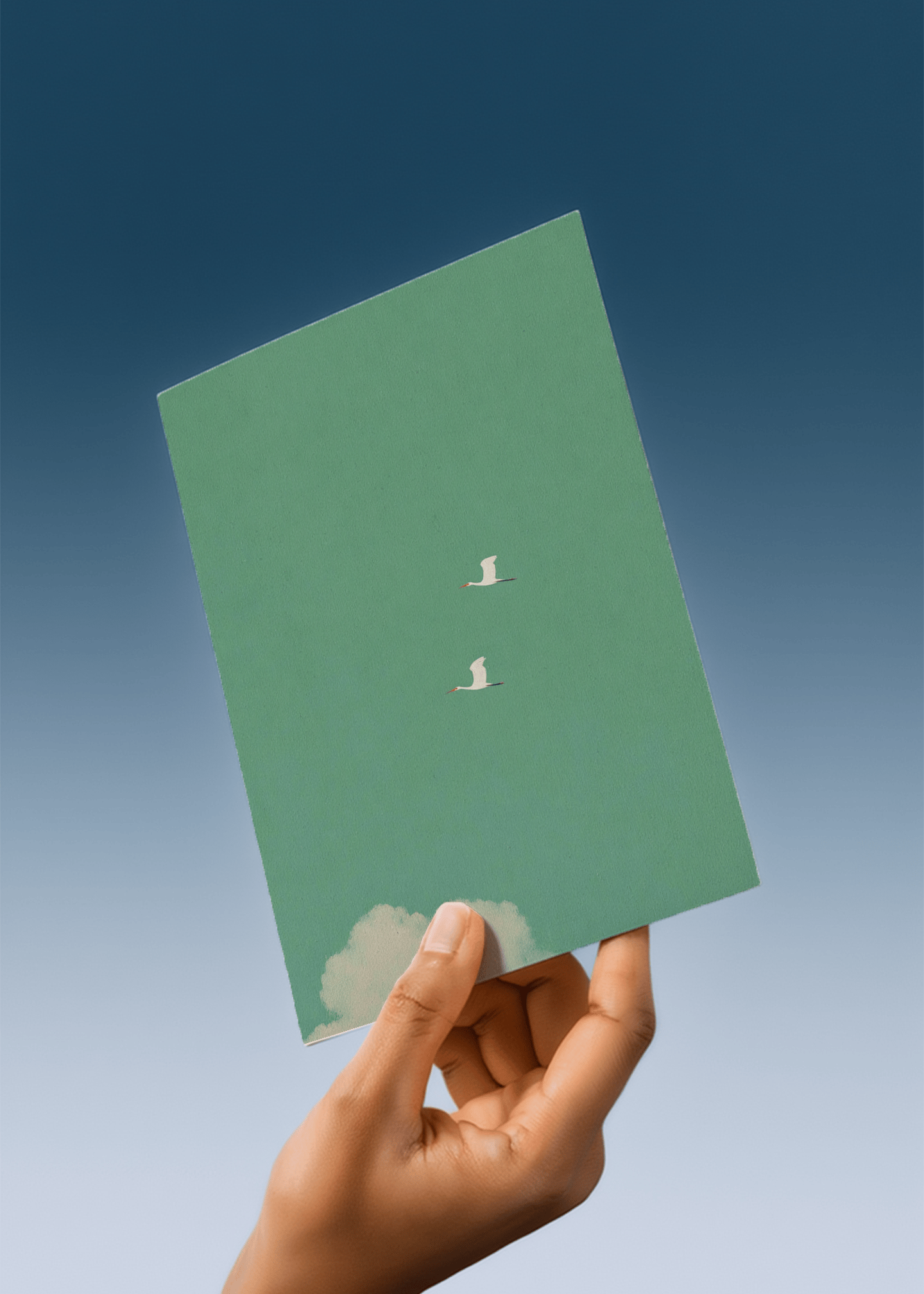 Serene Sky Journey Card mockup 4