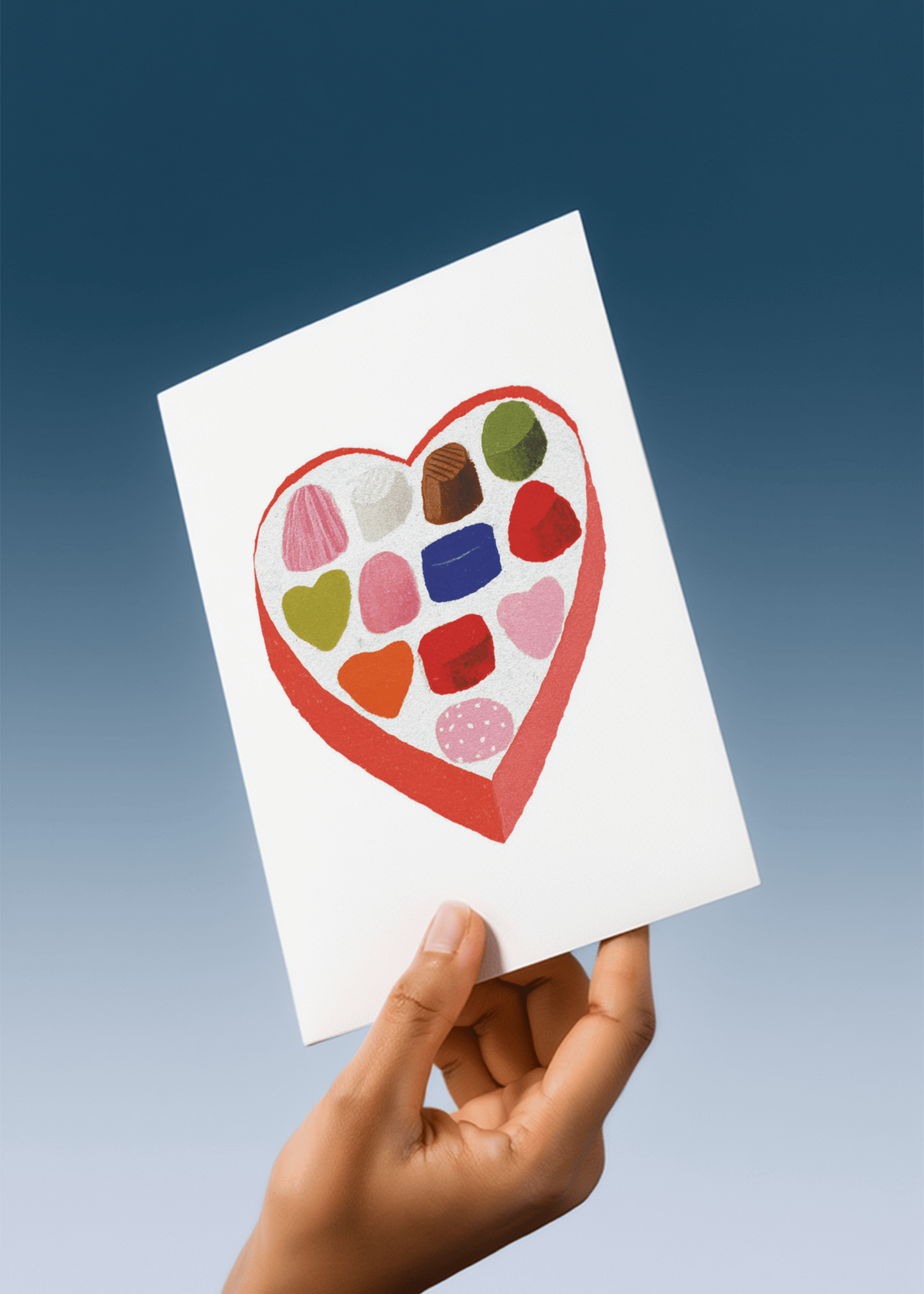 Heartfelt Candy Surprise Card mockup 4