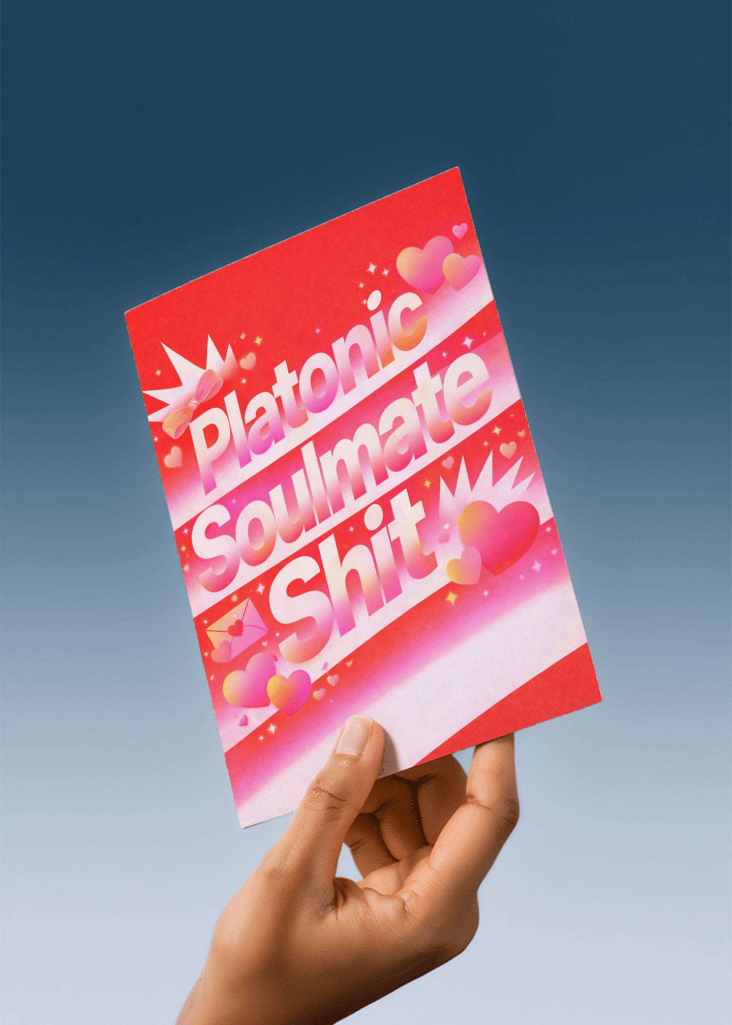 Platonic Soulmate Fun Card mockup 4