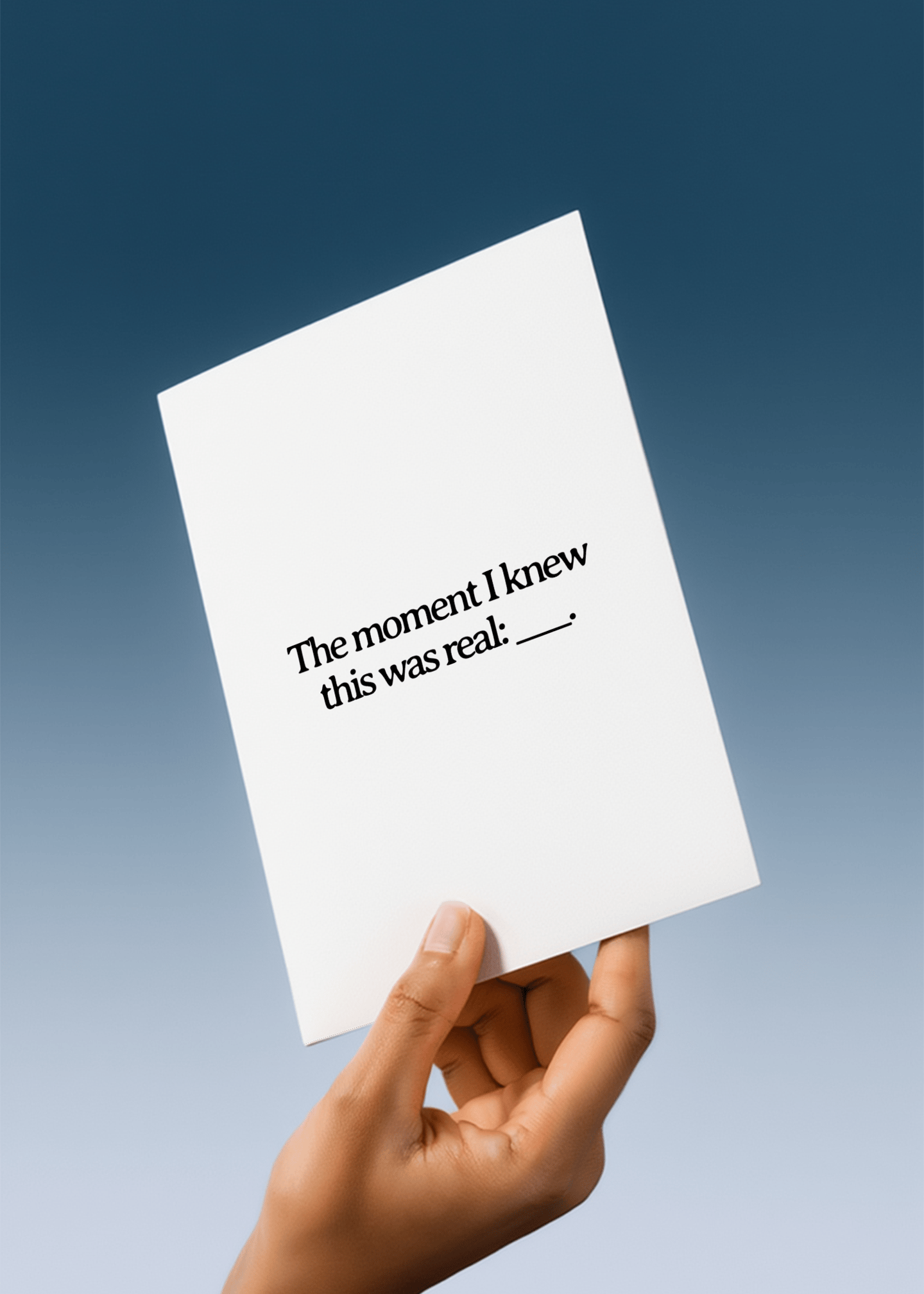 When I Knew It Was Real mockup 4