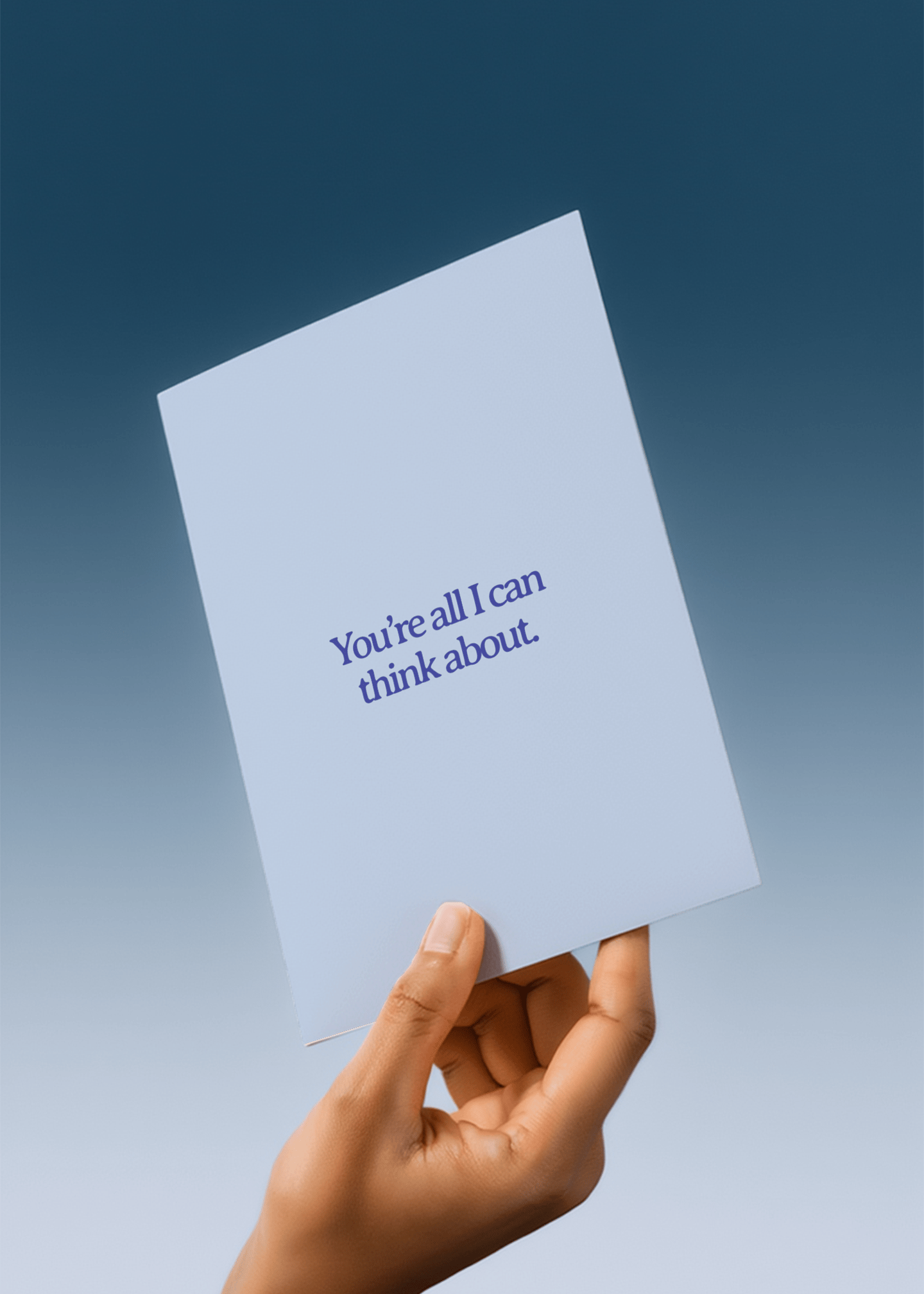 You're Always on My Mind Card mockup 4