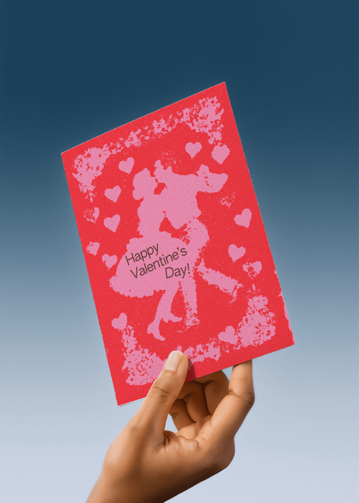 Romantic Valentine's Day Embrace mockup 4