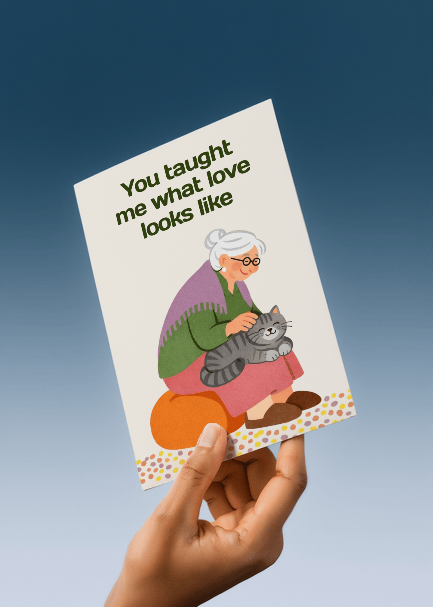 Heartfelt Love and Gratitude Card mockup 4