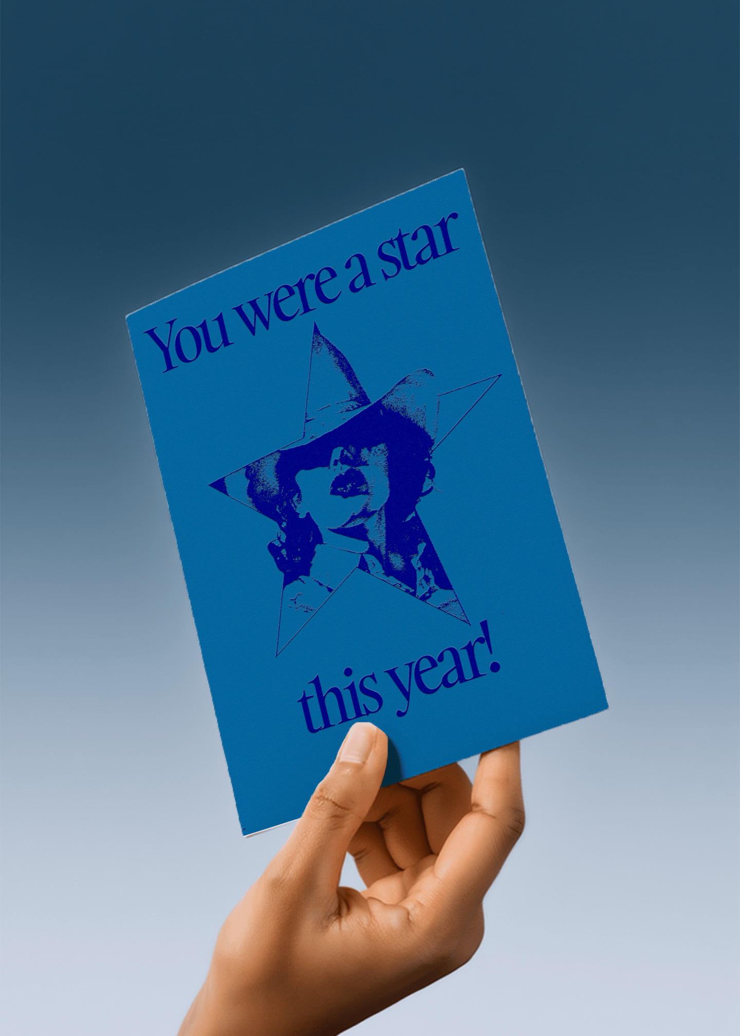 Shining Star Celebration Card mockup 4