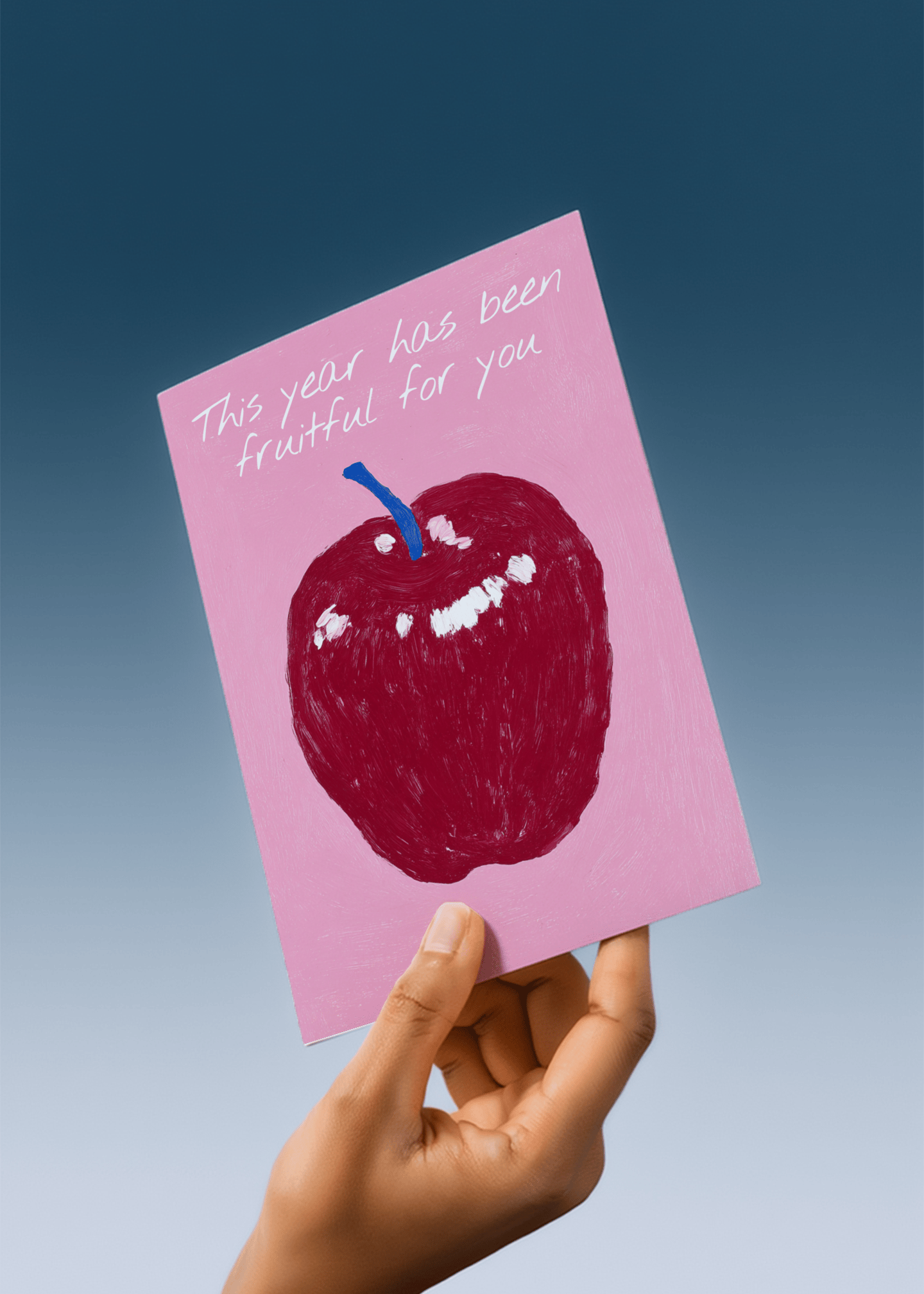 Fruitful Year Celebration Card mockup 4