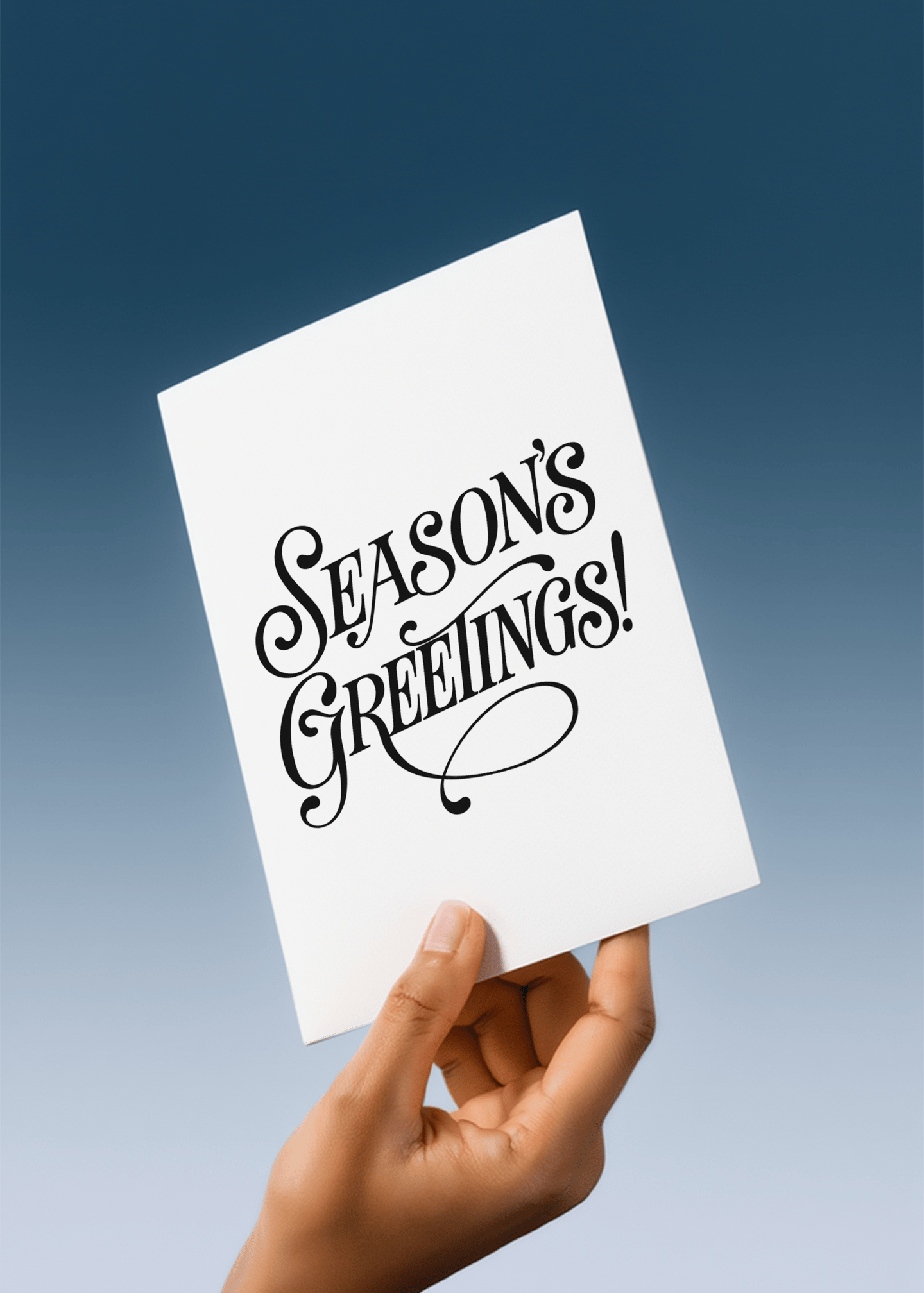 Season's Greetings Card mockup 4