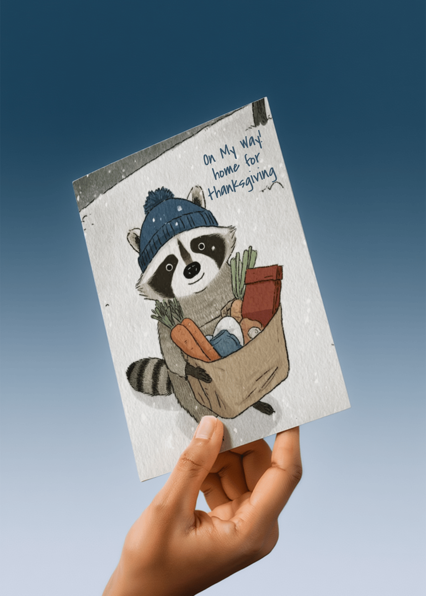 Raccoon's Thanksgiving Journey mockup 4