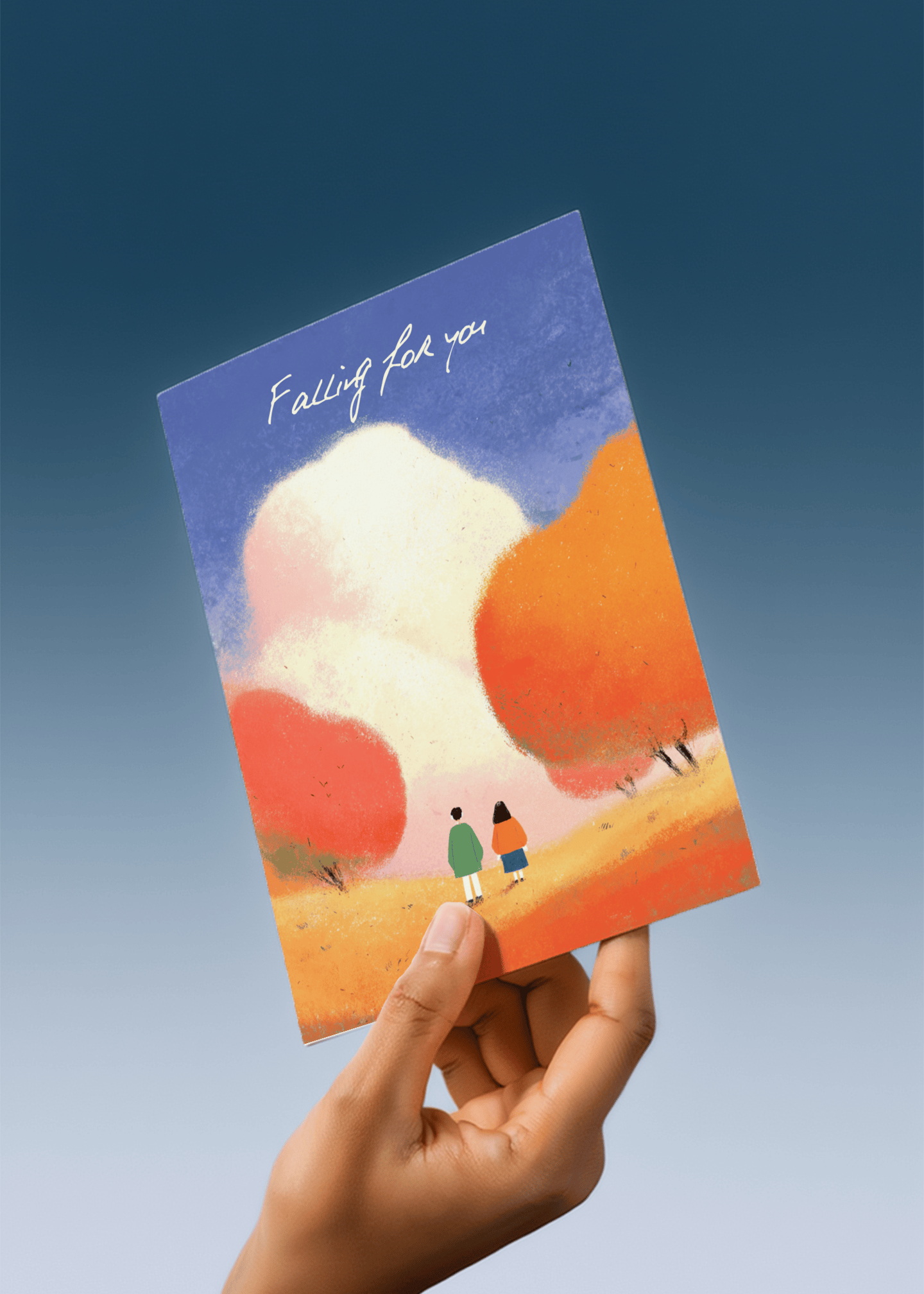 Autumn Love Adventure Card mockup 4