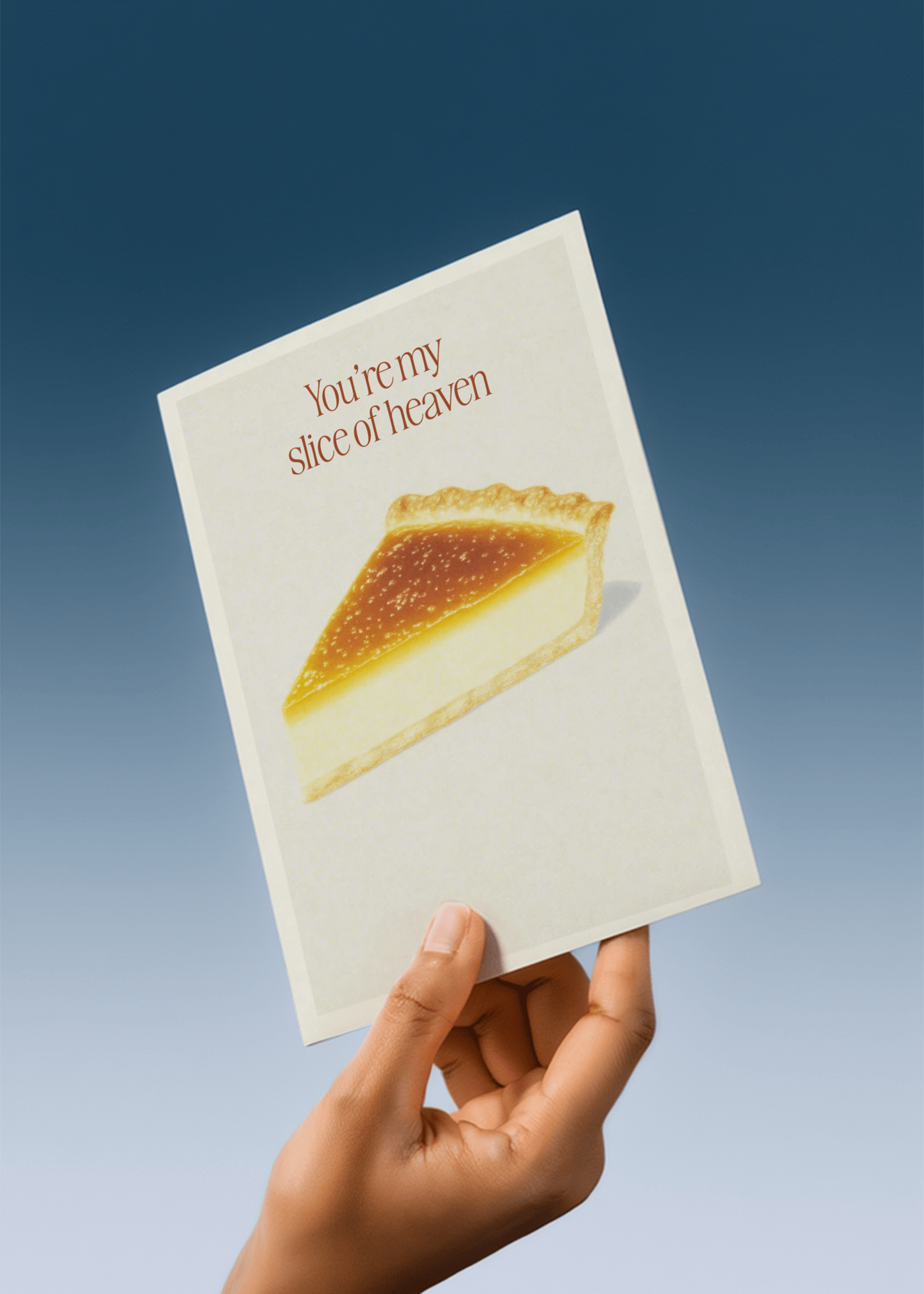 Sweet Slice Romance Card mockup 4