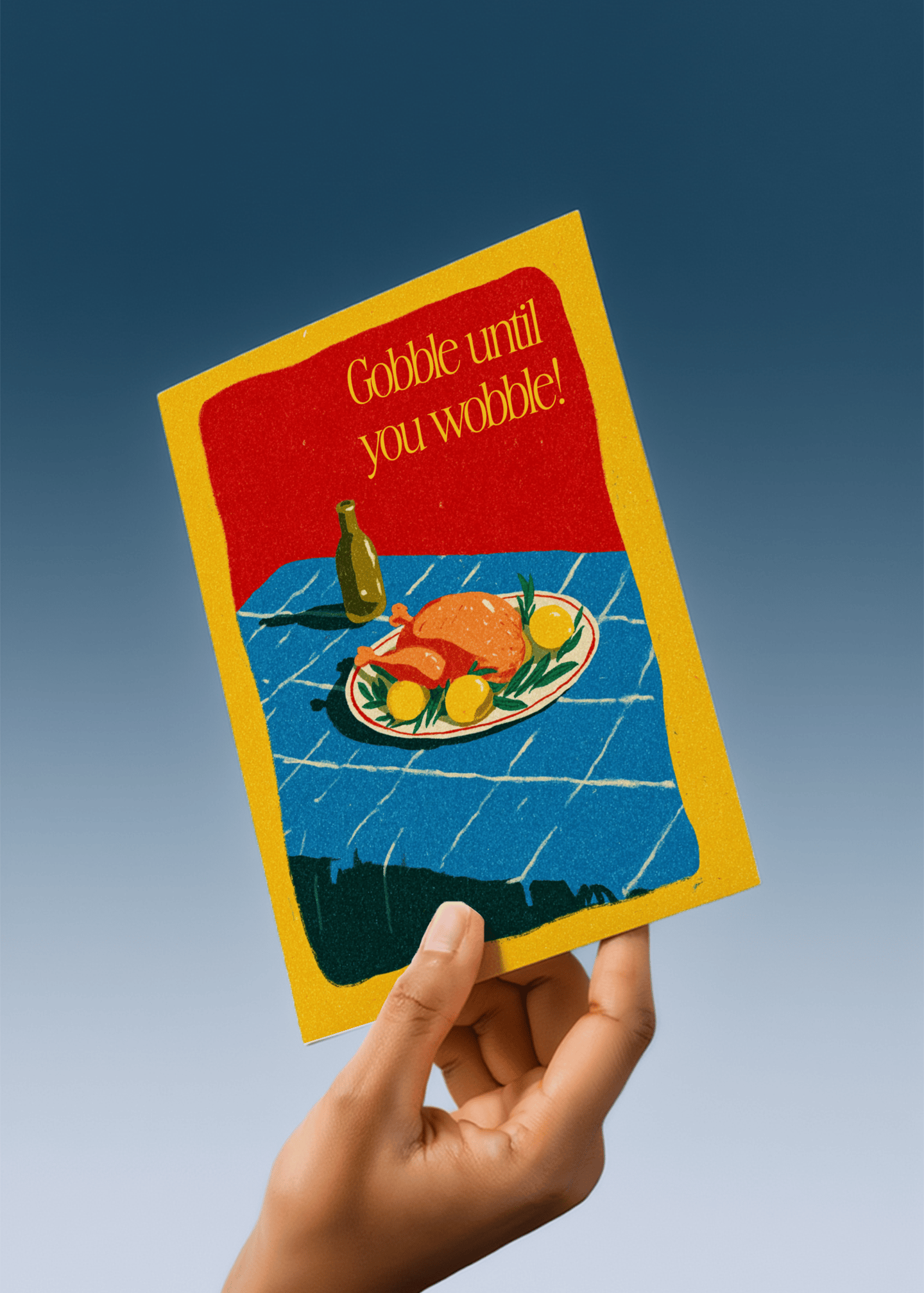 Cute and Grateful Harvest Card mockup 4