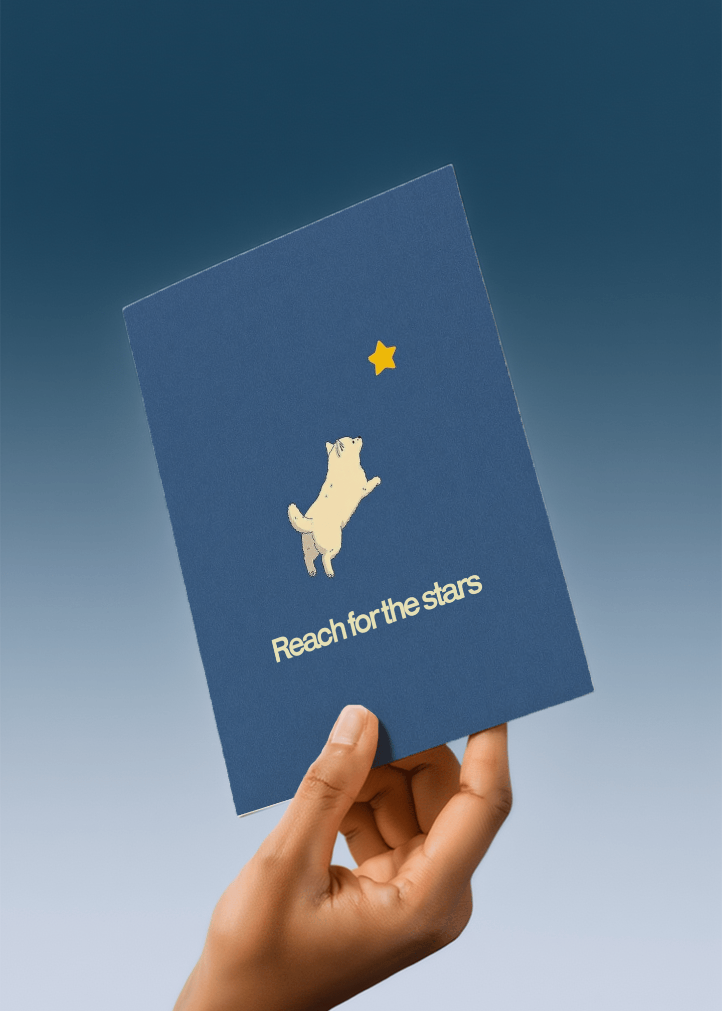 Reach for the Stars Card mockup 4