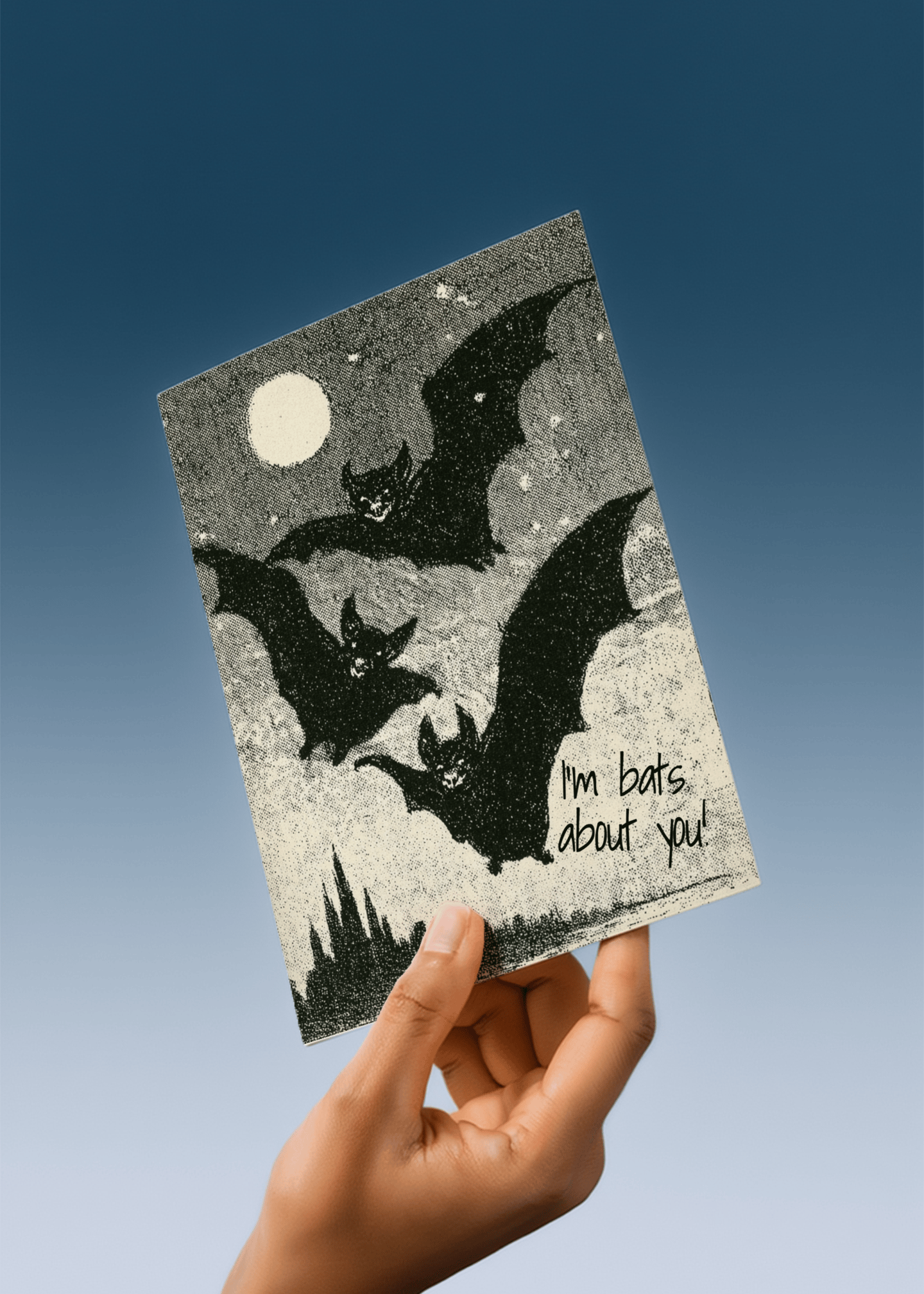 I'm Bats About You Card mockup 4