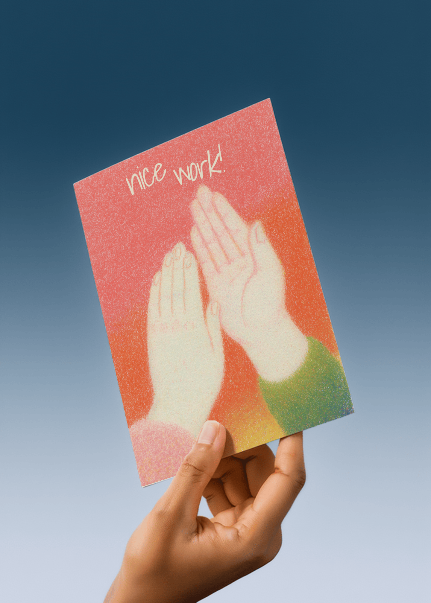 High Five Celebration Card mockup 4