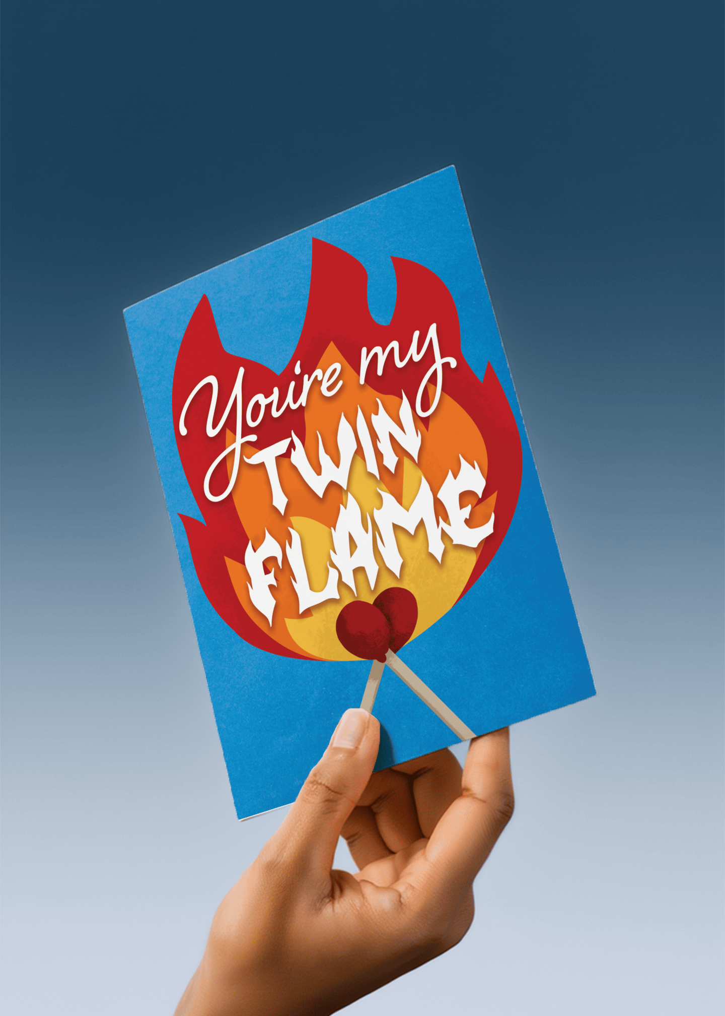 You’re My Twin Flame Card mockup 4