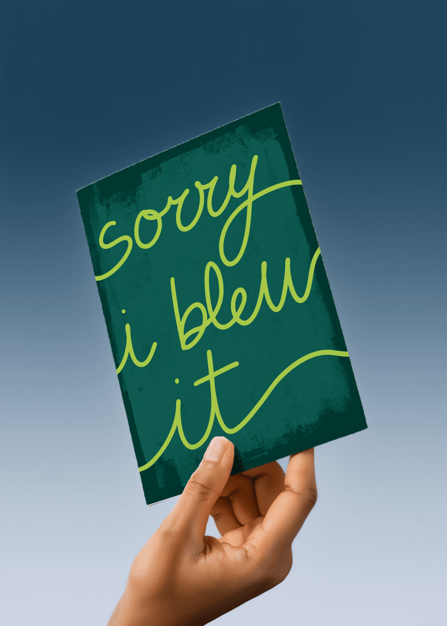 Sorry I Blew It Card mockup 4