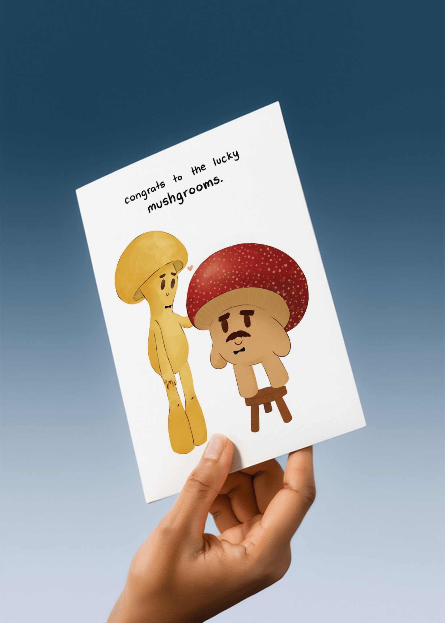 Congrats to the Lucky Mushgrooms Card mockup 4