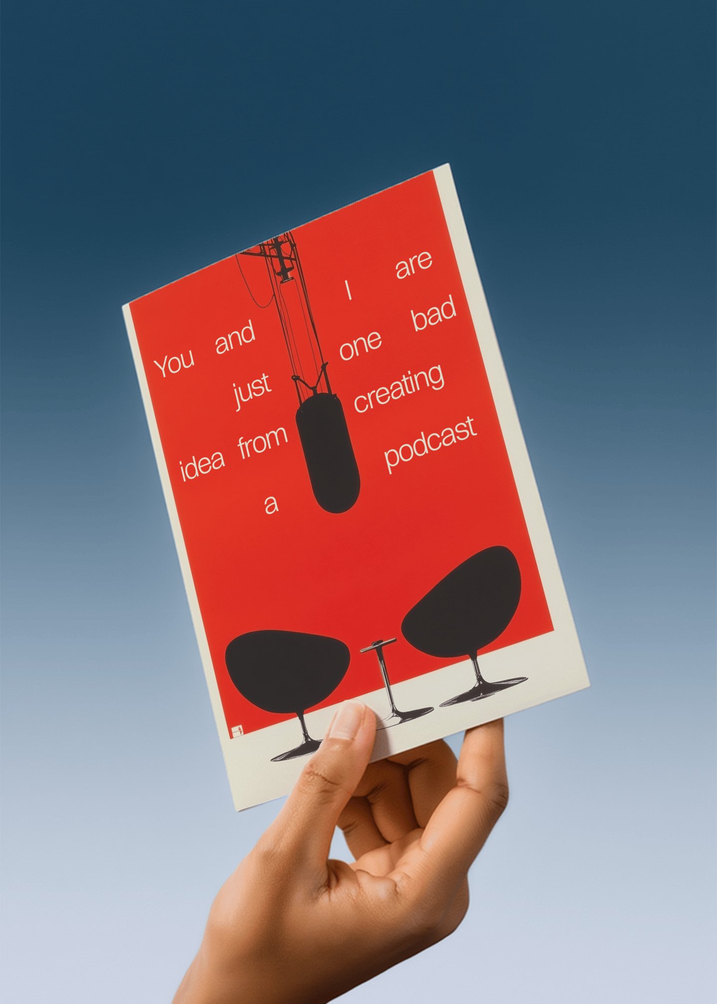 One Bad Idea From a Podcast Card mockup 4