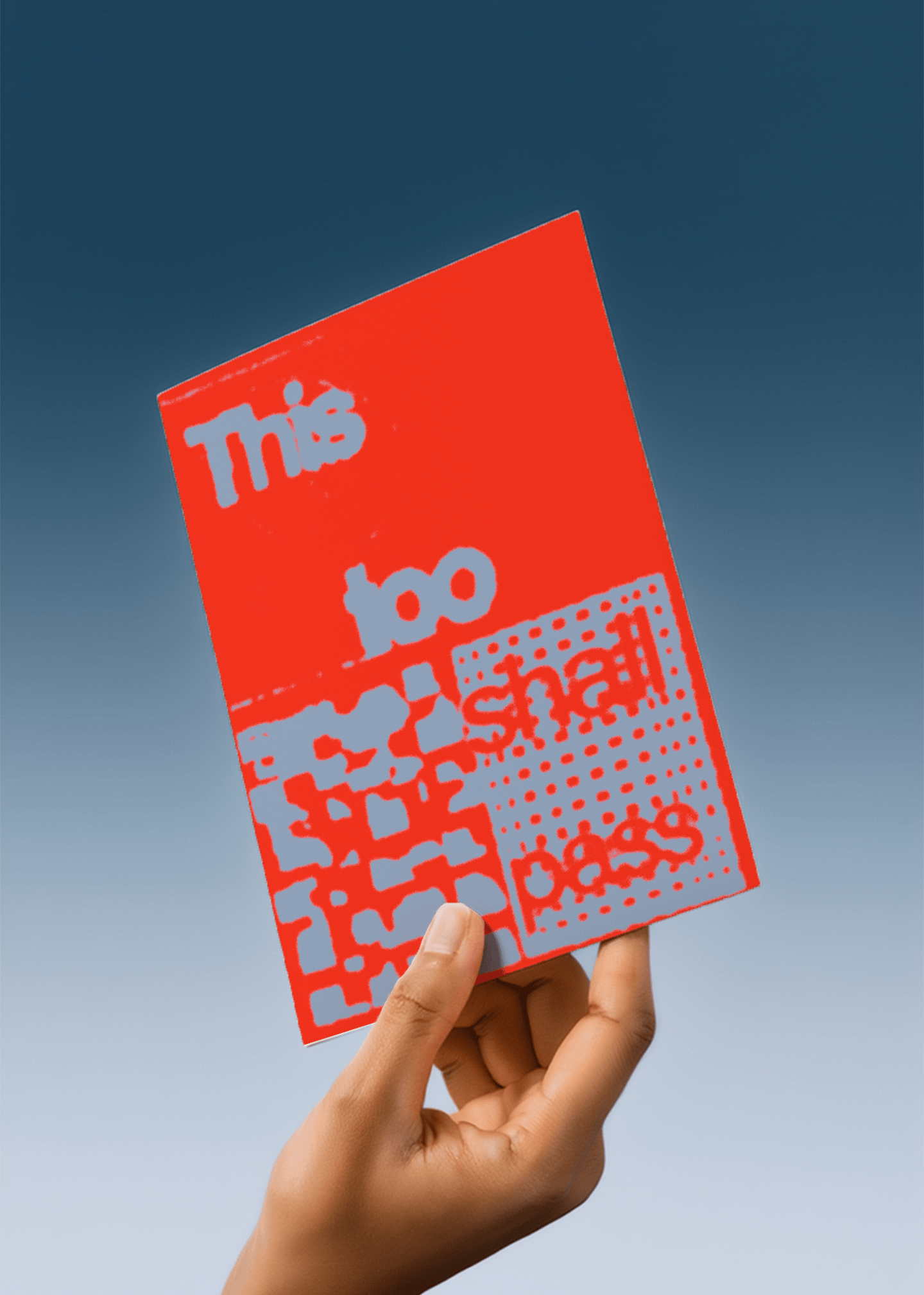 This Too Shall Pass Card mockup 4