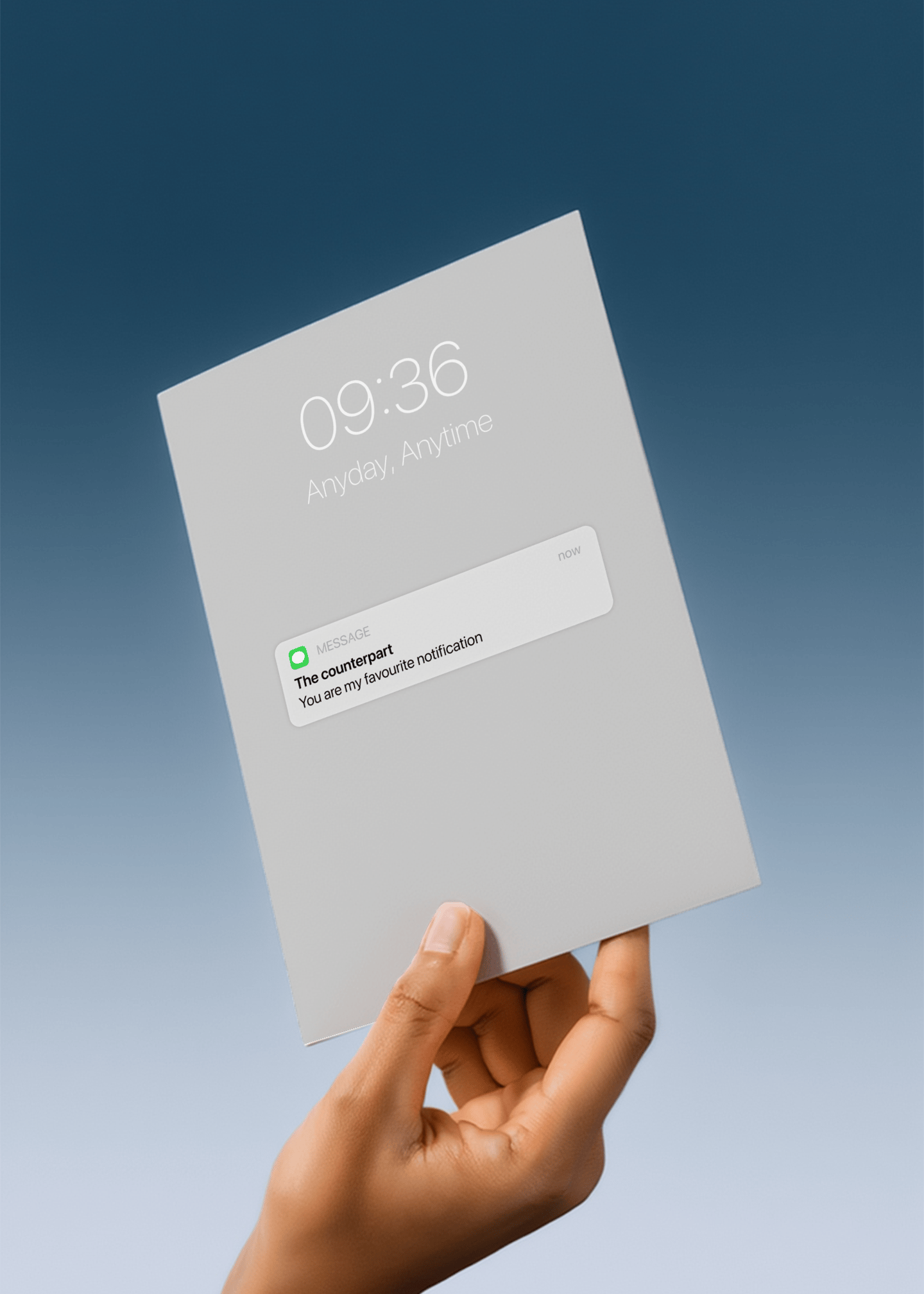You Are My Favourite Notification Card mockup 4