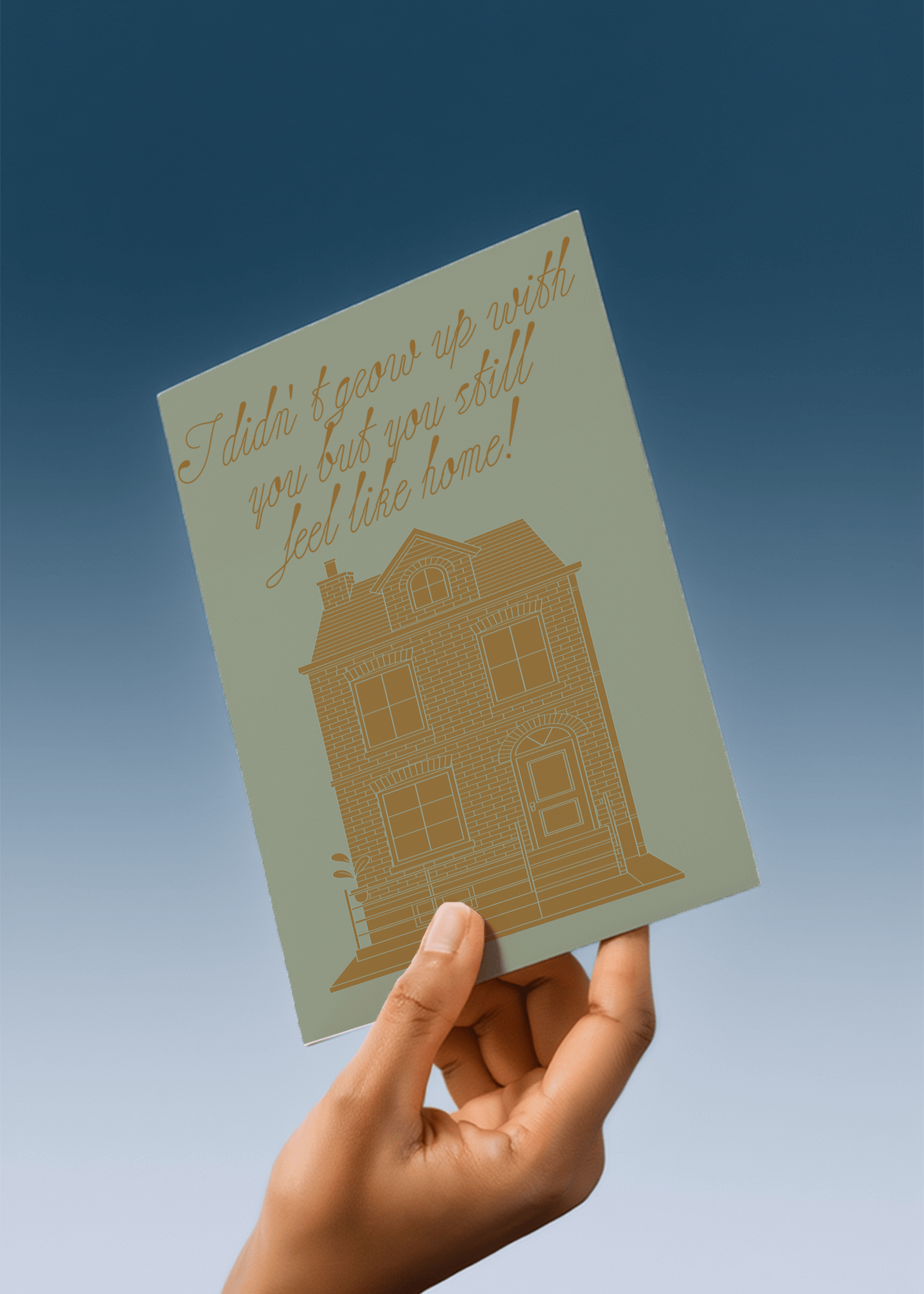 You Feel Like Home Father's Day Card mockup 4