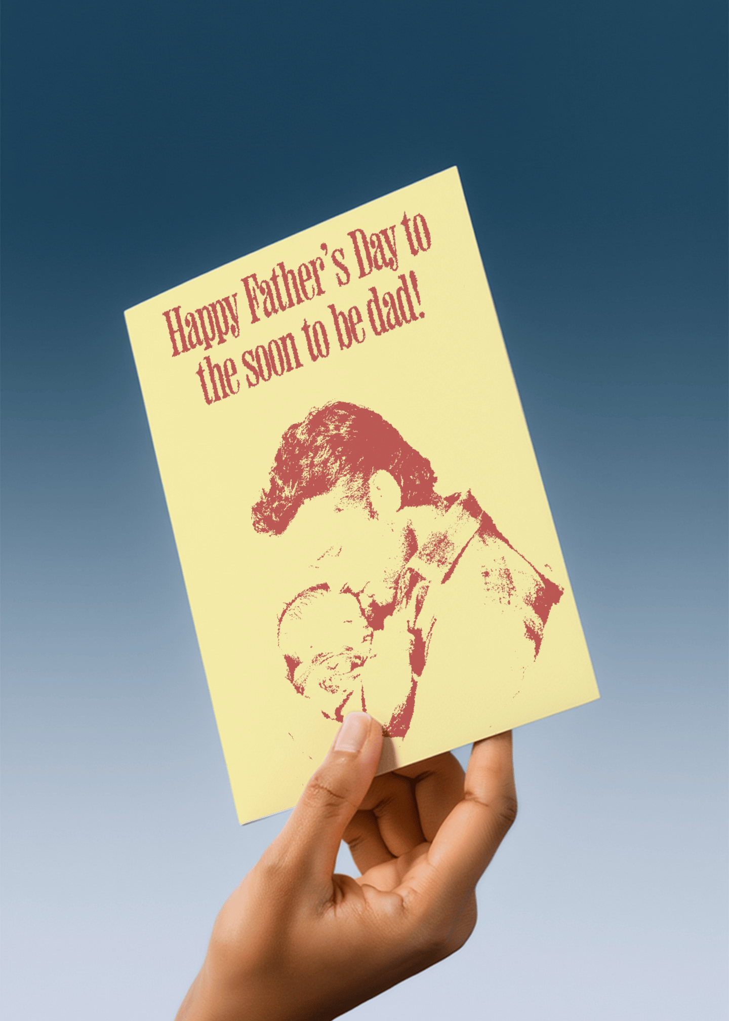 Happy Father’s Day Soon-to-Be Dad Card mockup 4