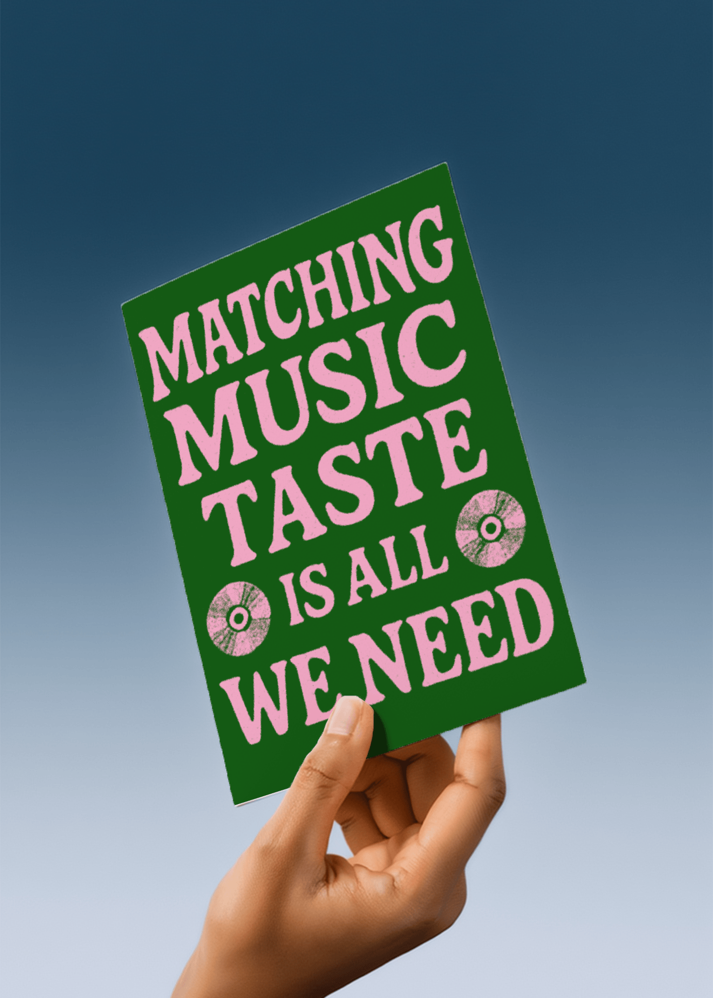 Matching Music Taste Card mockup 3