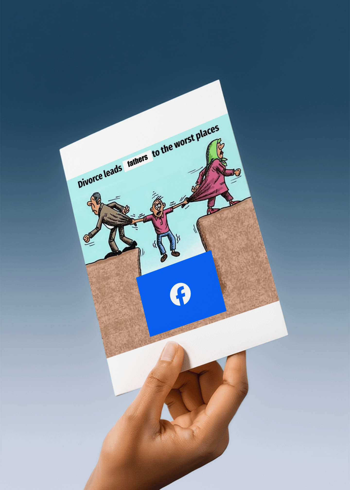 Divorce Dad Facebook Card mockup 4