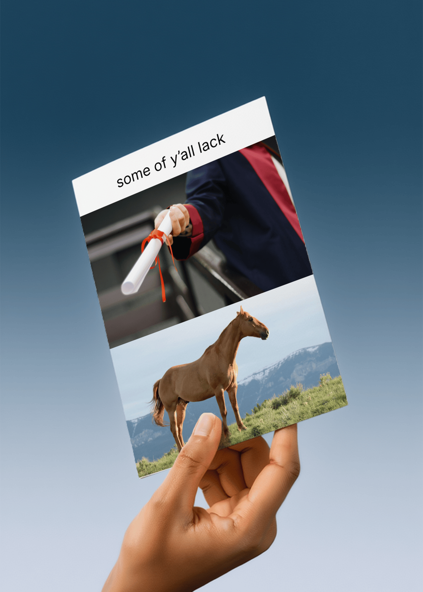 Some of Y’all Lack Grad Card mockup 4