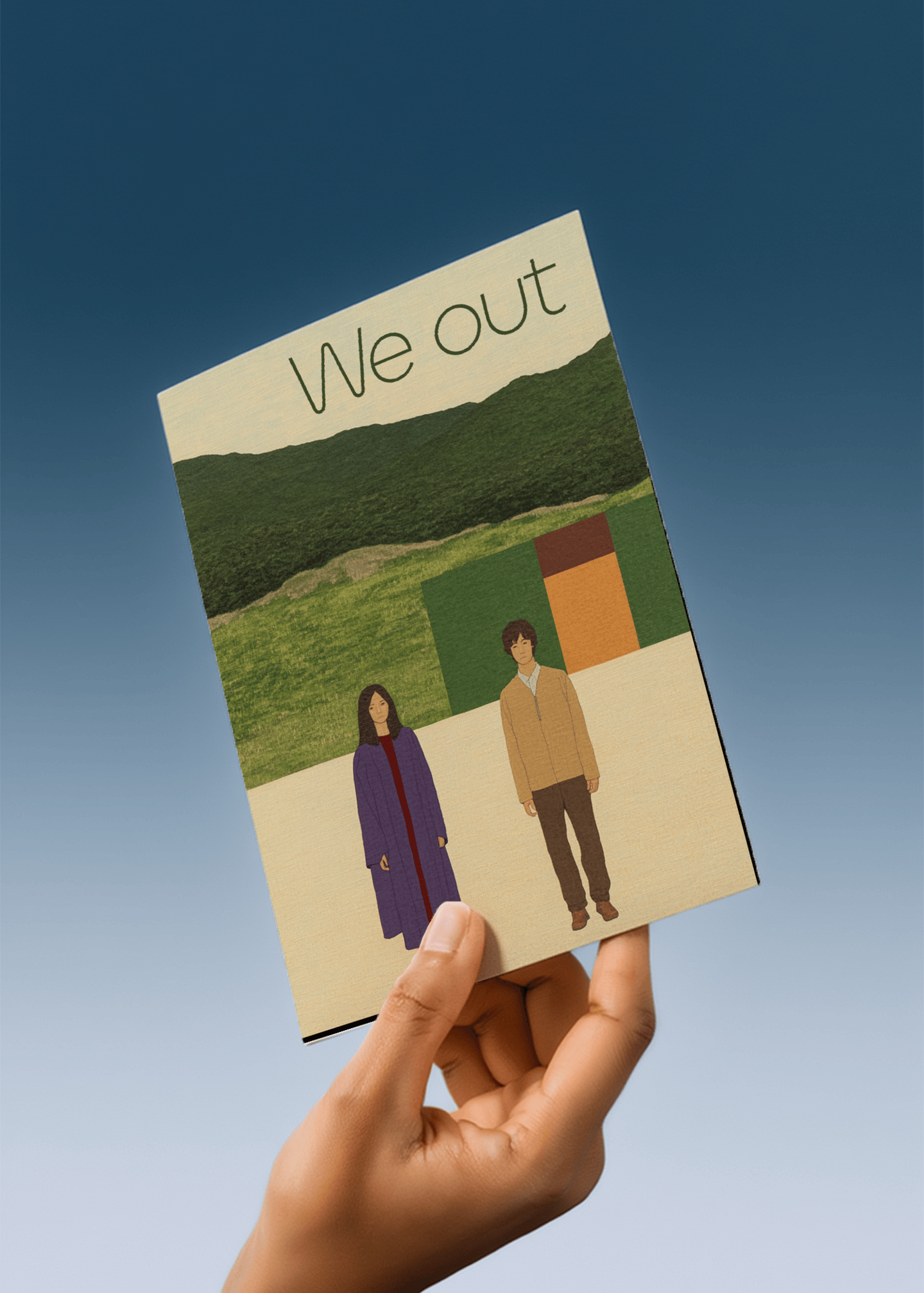 We Out Graduation Card mockup 4