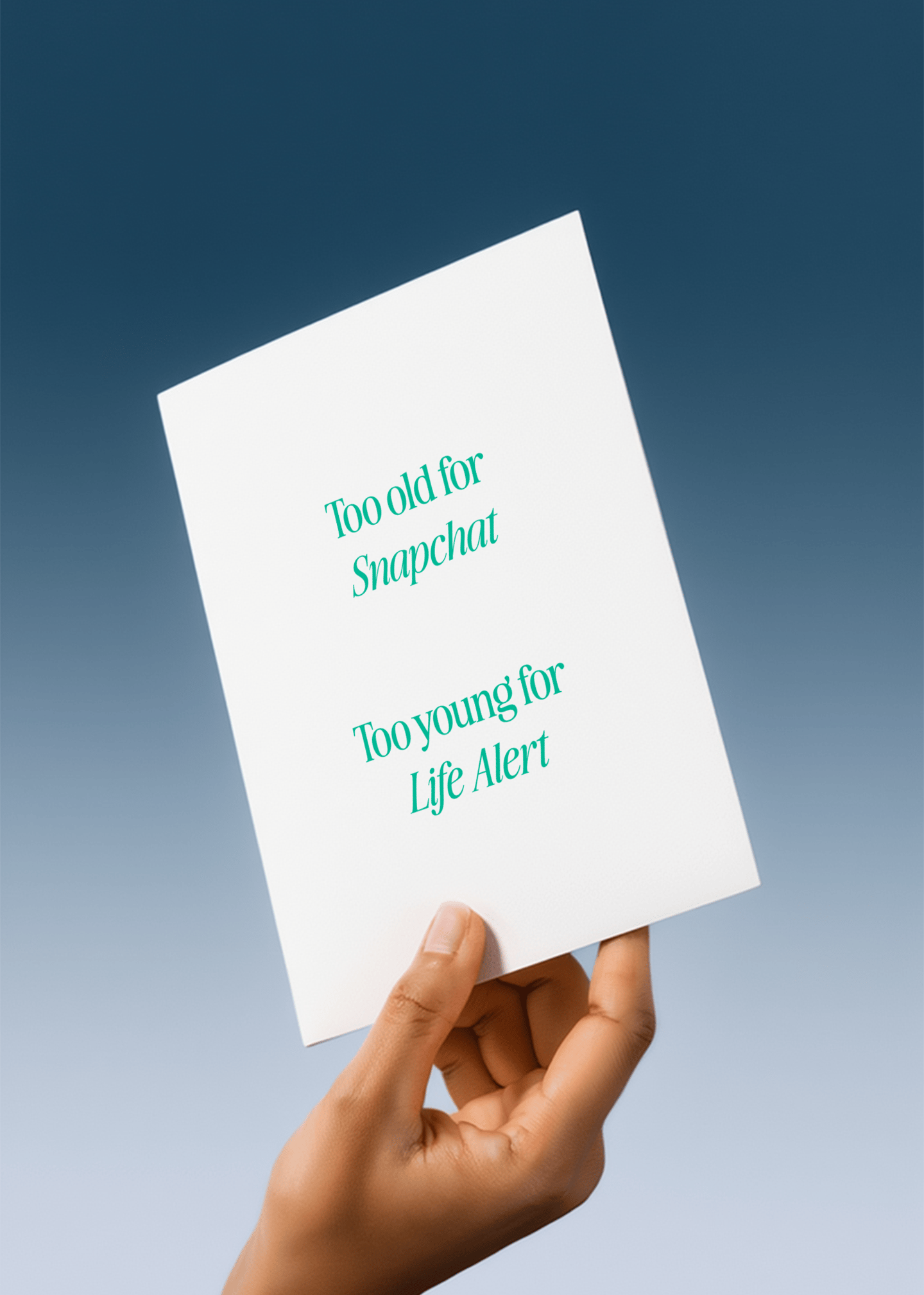 Snapchat to Life Alert Card mockup 4