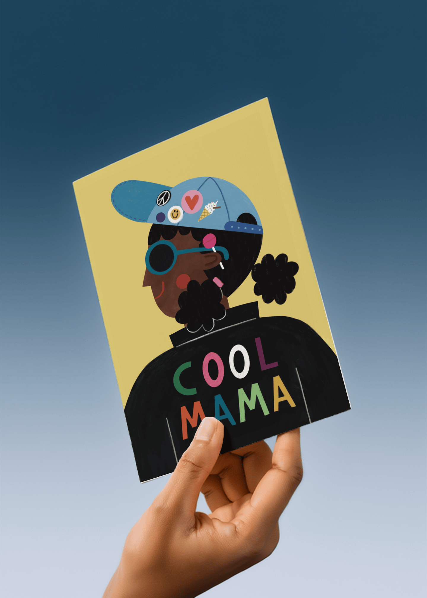 Cool Mama Mother’s Day Card mockup 4