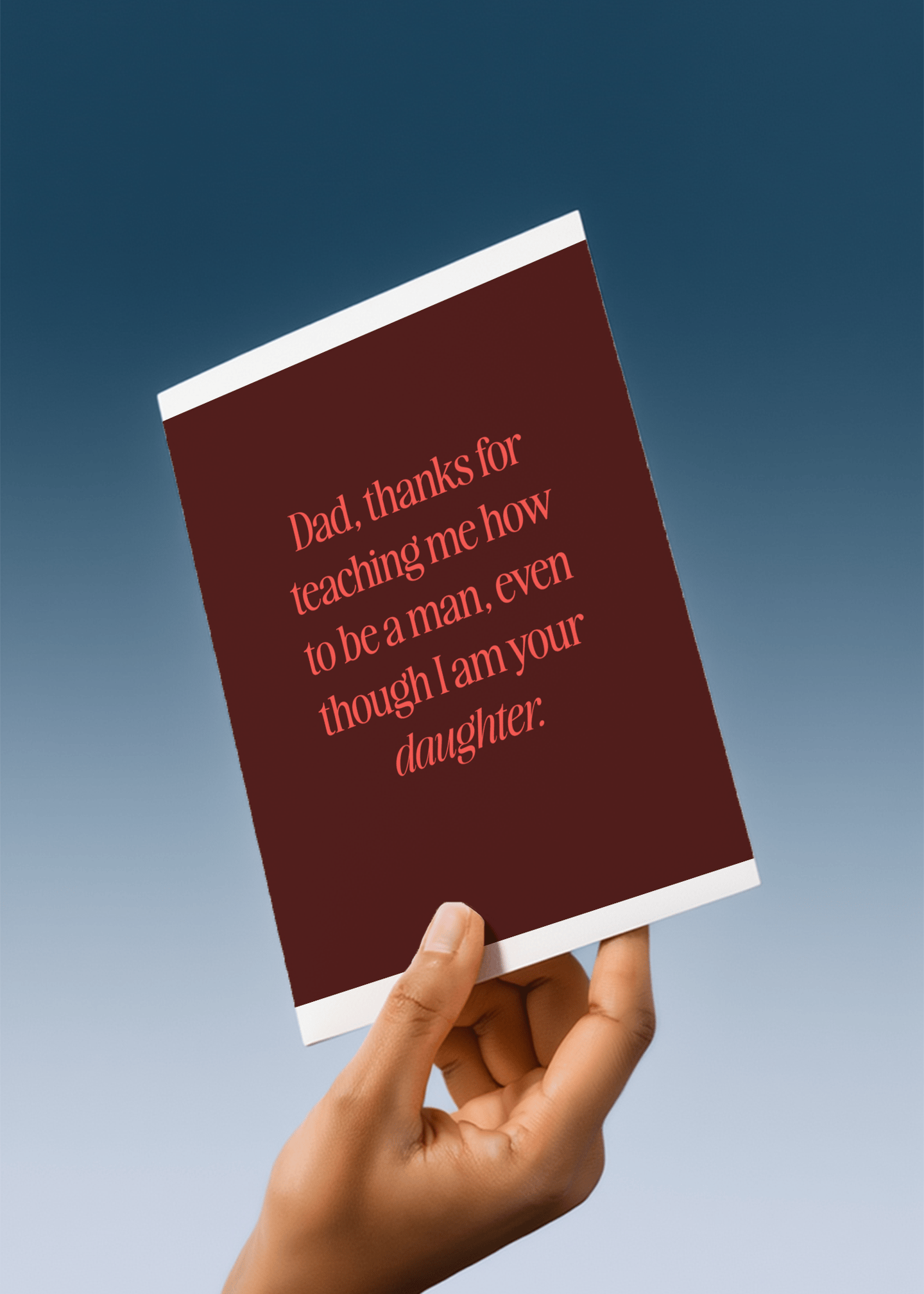 Thanks for Teaching Me How to Be a Man, Dad mockup 4