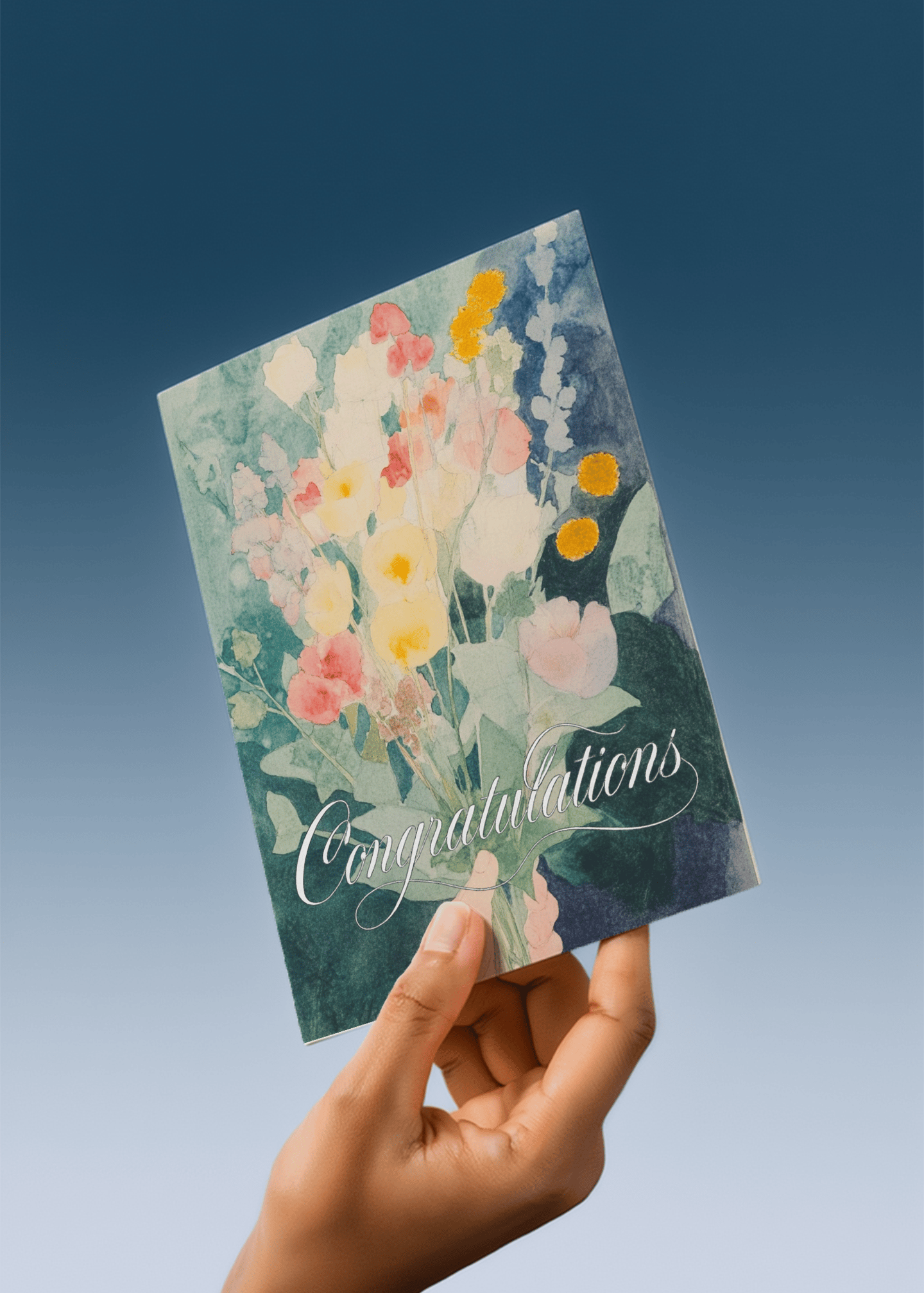 Congratulations in Bloom mockup 4